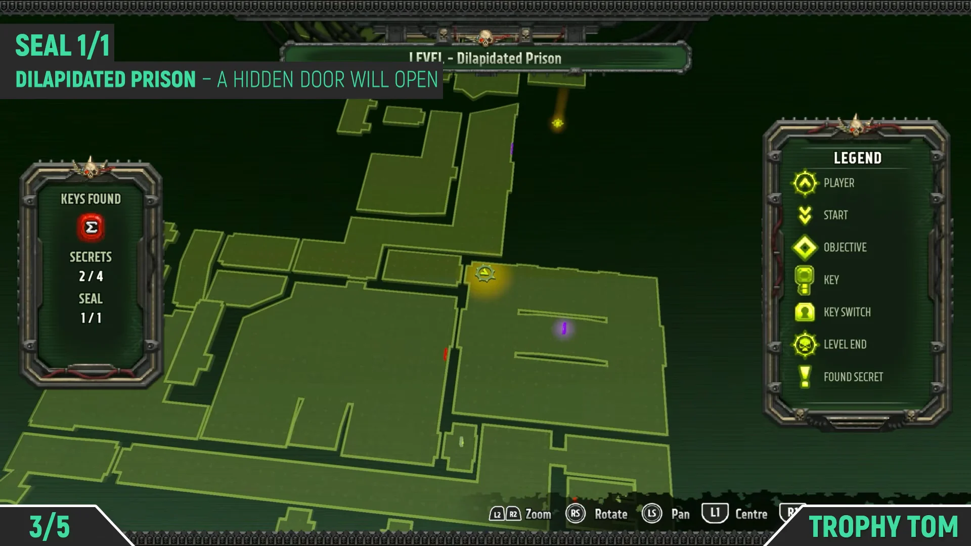 Secret 3/4 Map & Retrieval