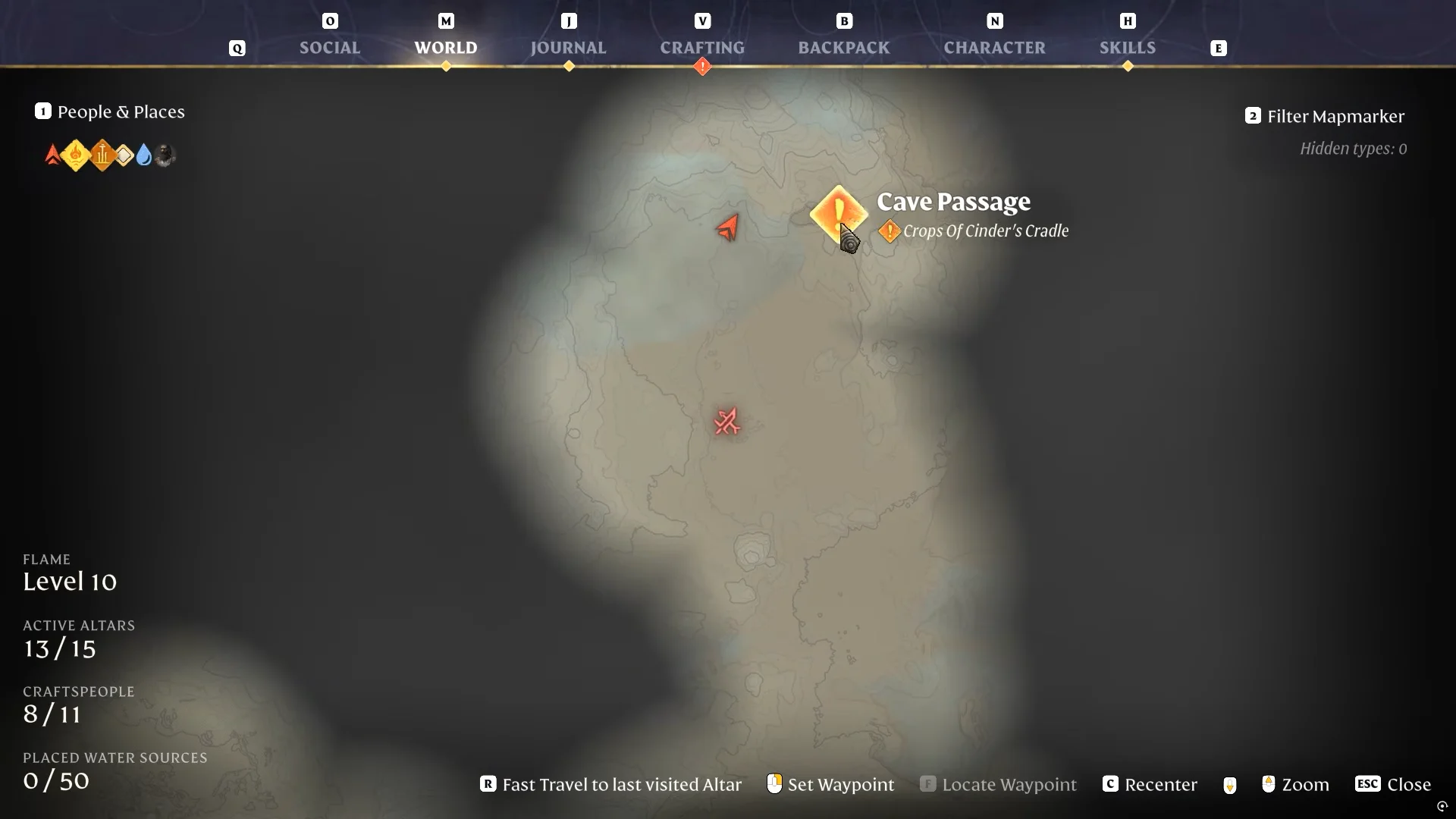 World map location