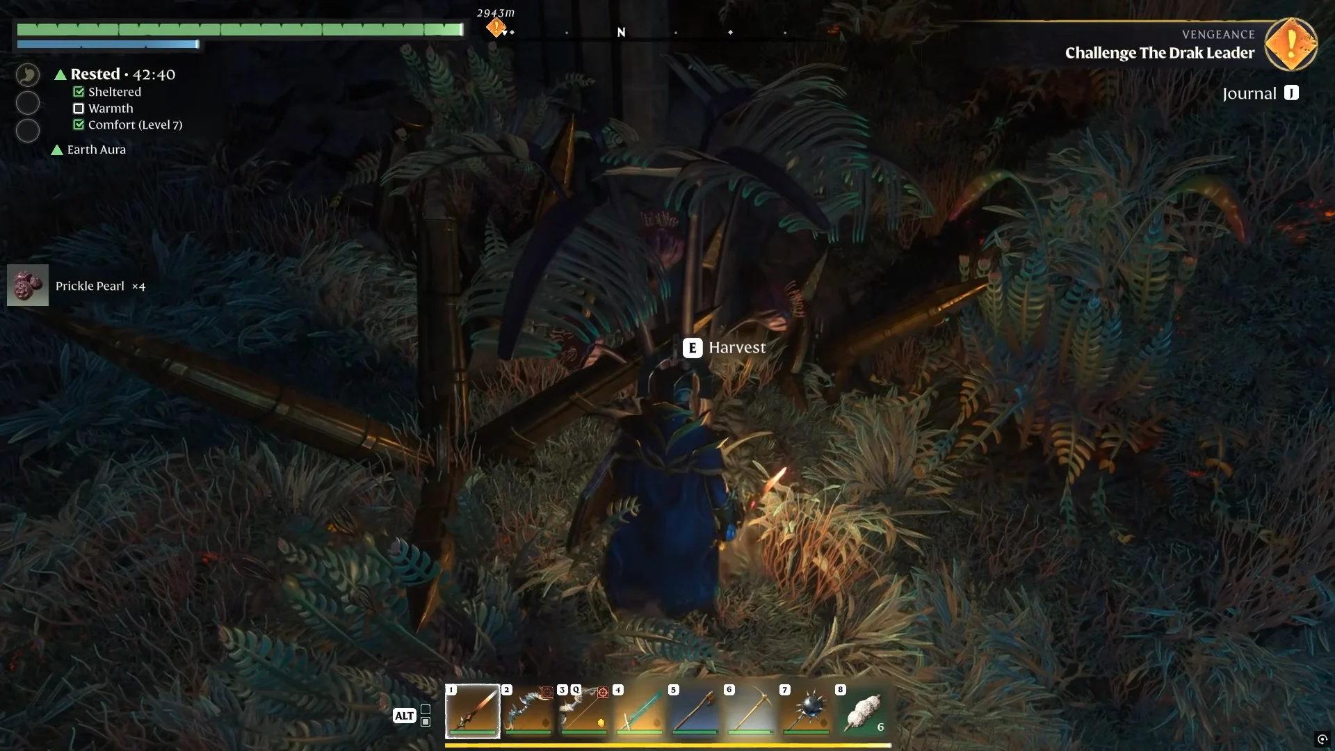 Harvesting Prickle Pearl