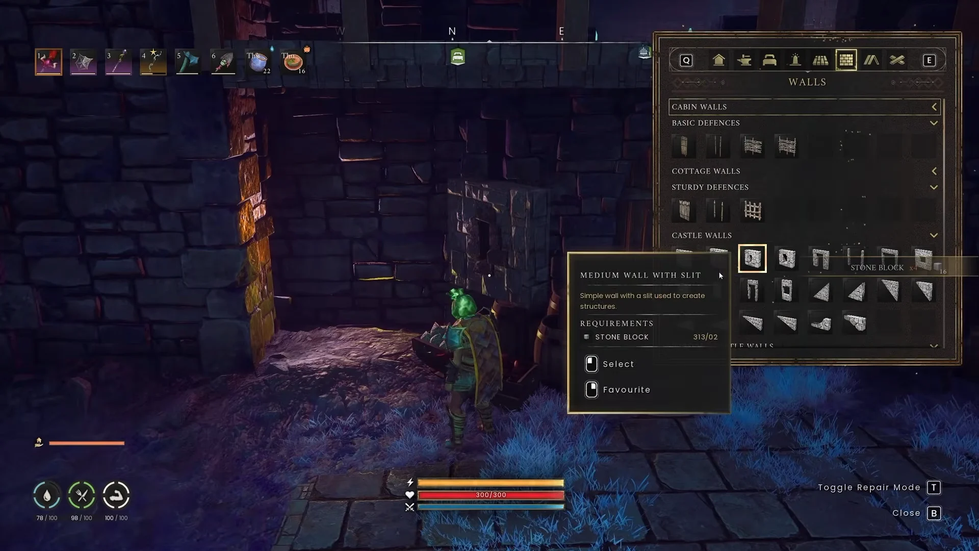 Constructing Wall Backings for Torches