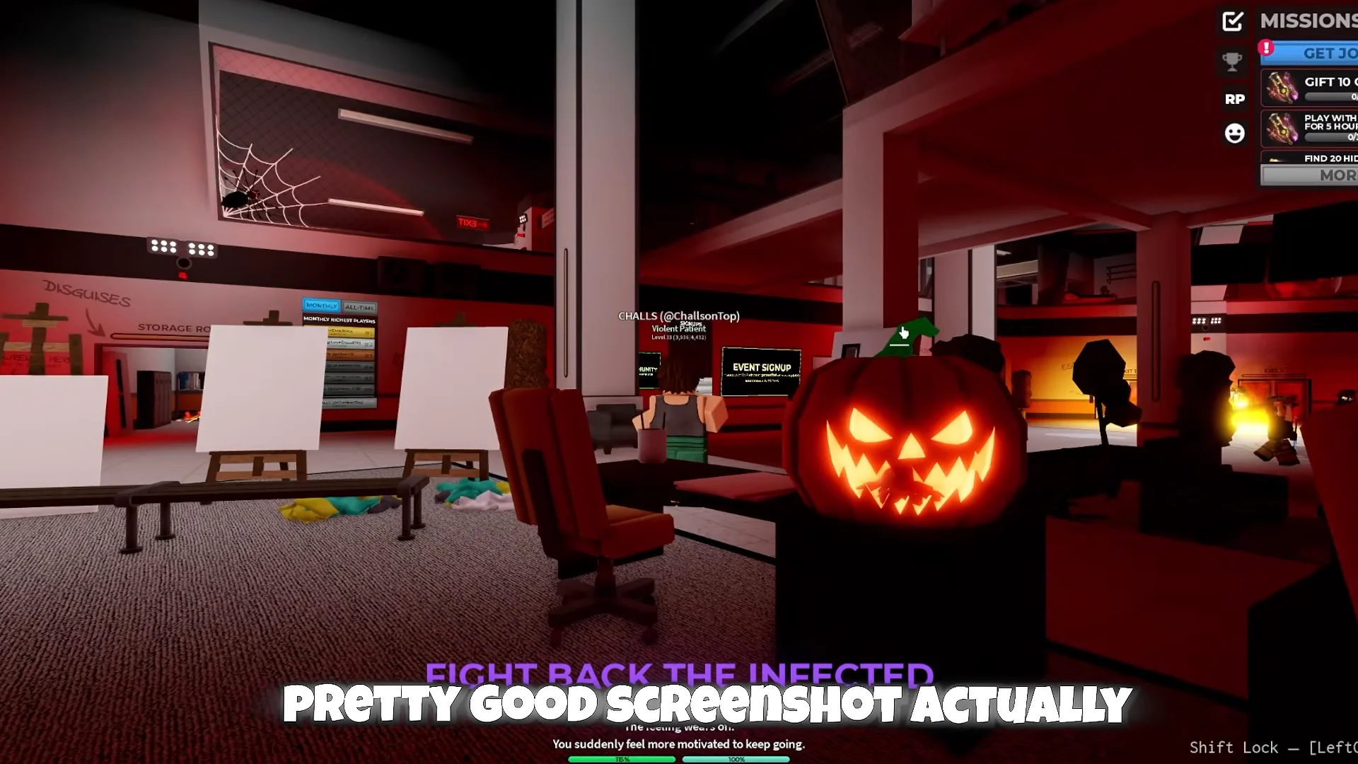Pumpkin #3: Main Lobby Painting Area