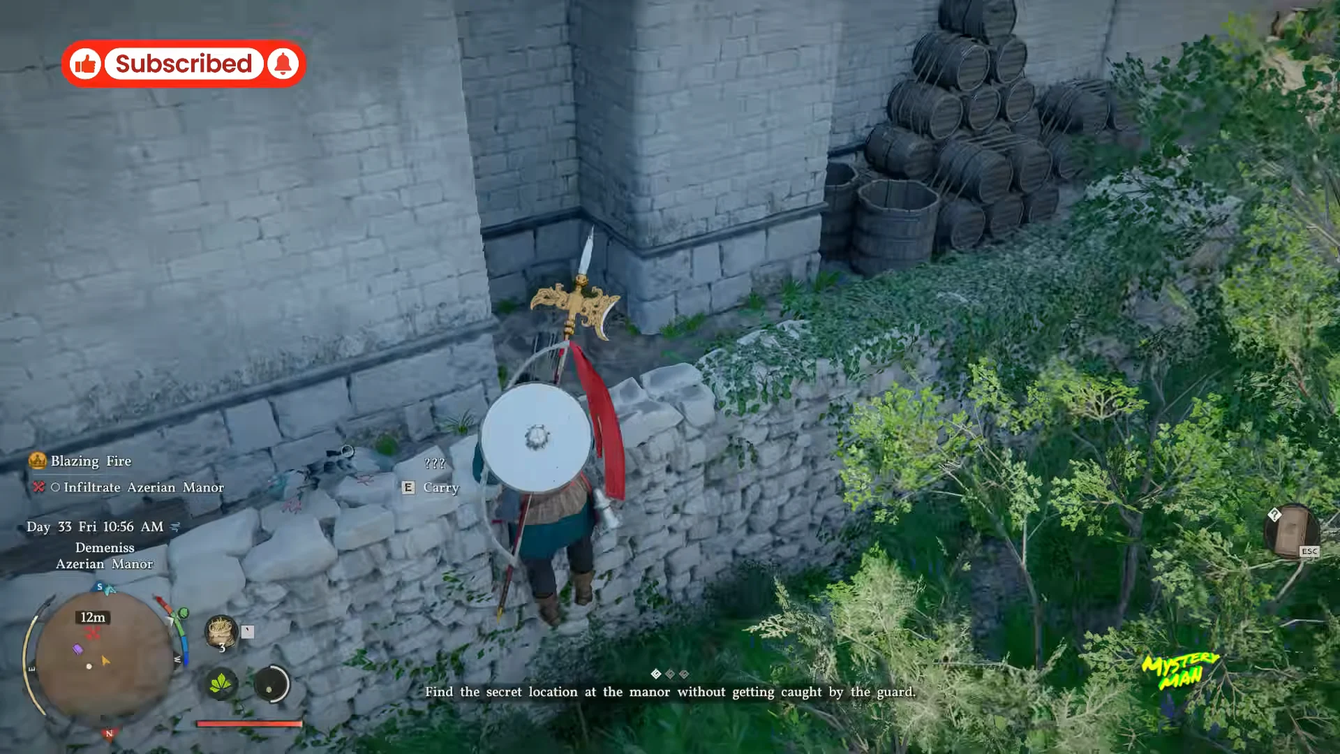Scaling the wall