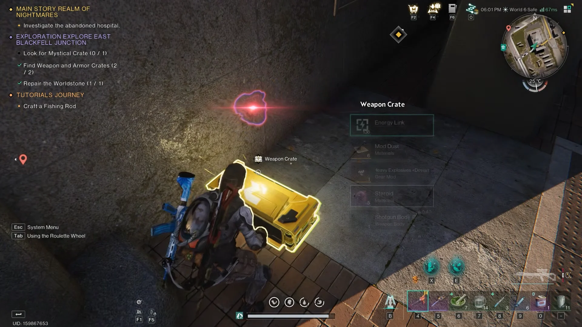 Locating the Weapon Crate