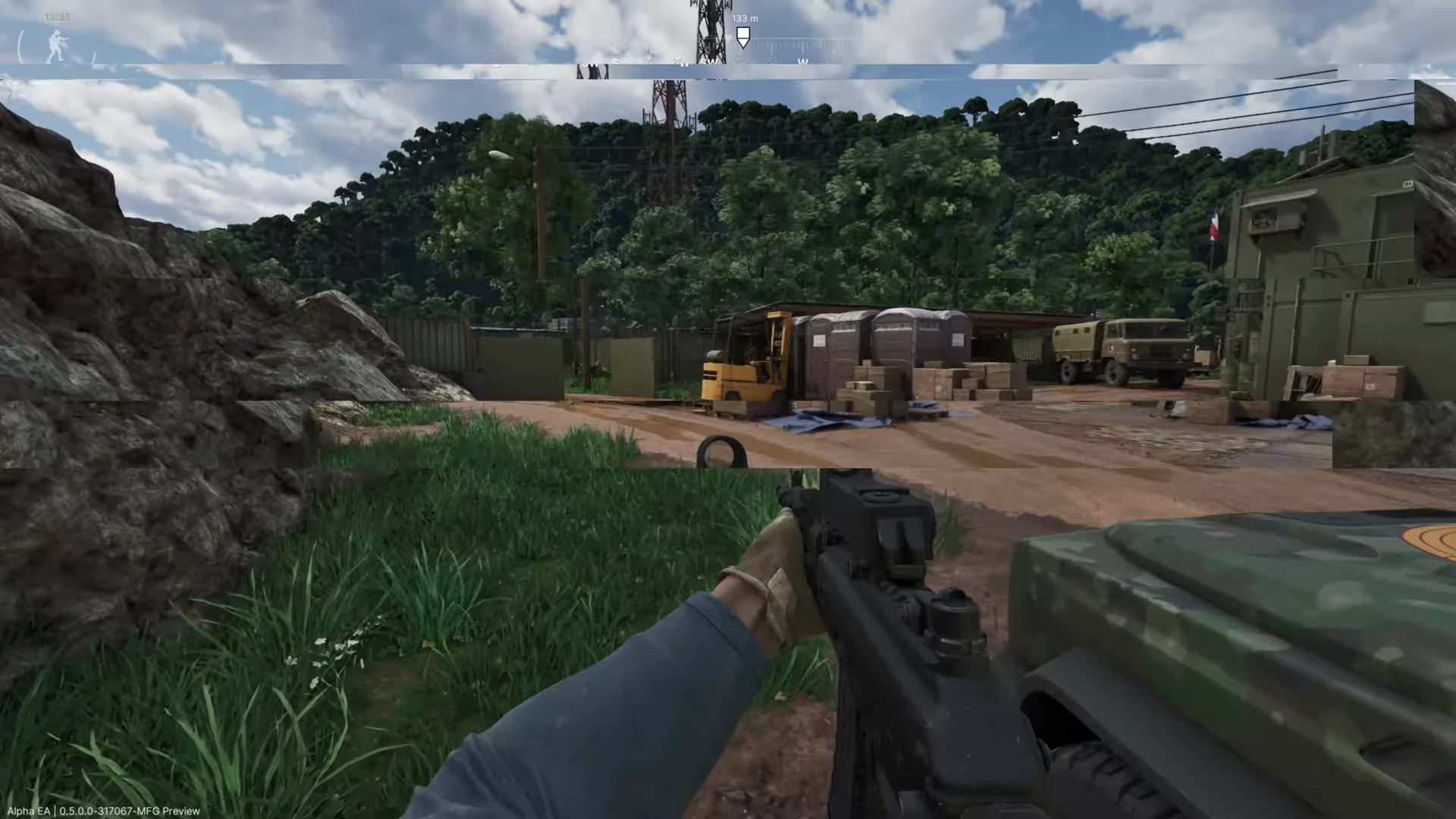 Pushing to radio tower