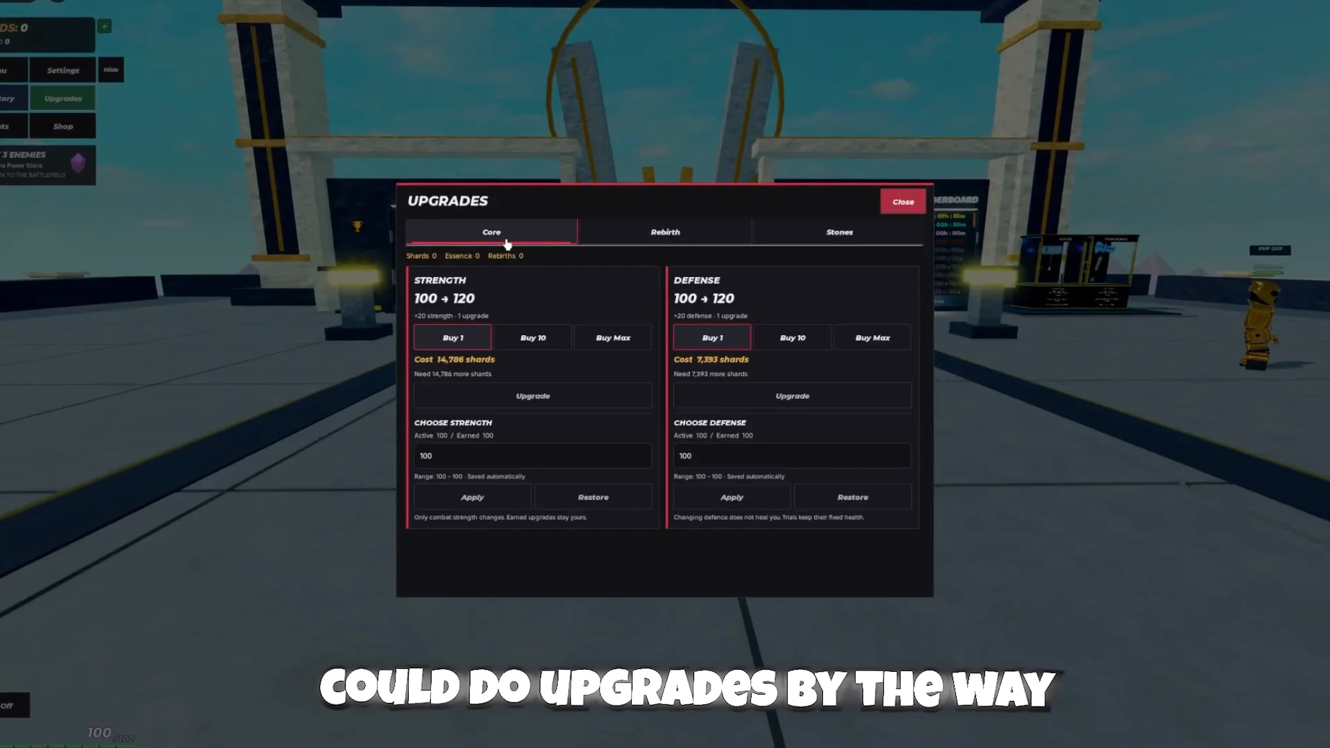 Core Upgrades Explanation