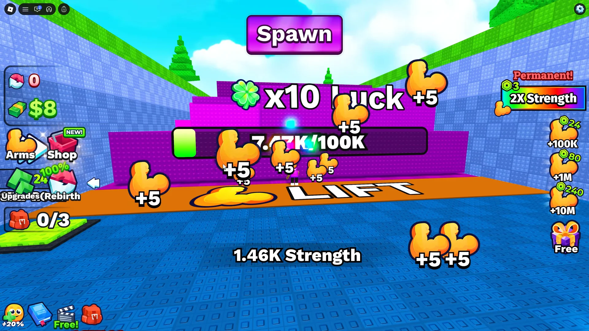 x10 Luck Zone Lifting
