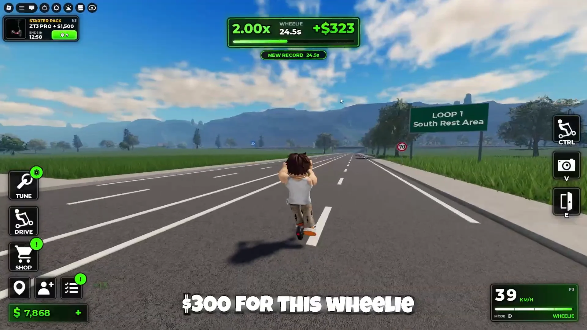 Wheelie Mechanics & Controls