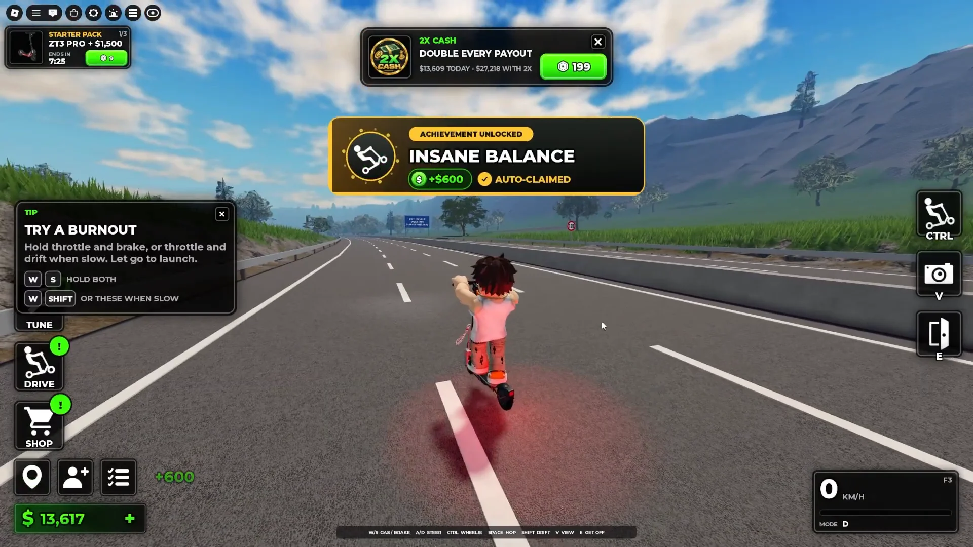 Burnout Demonstration