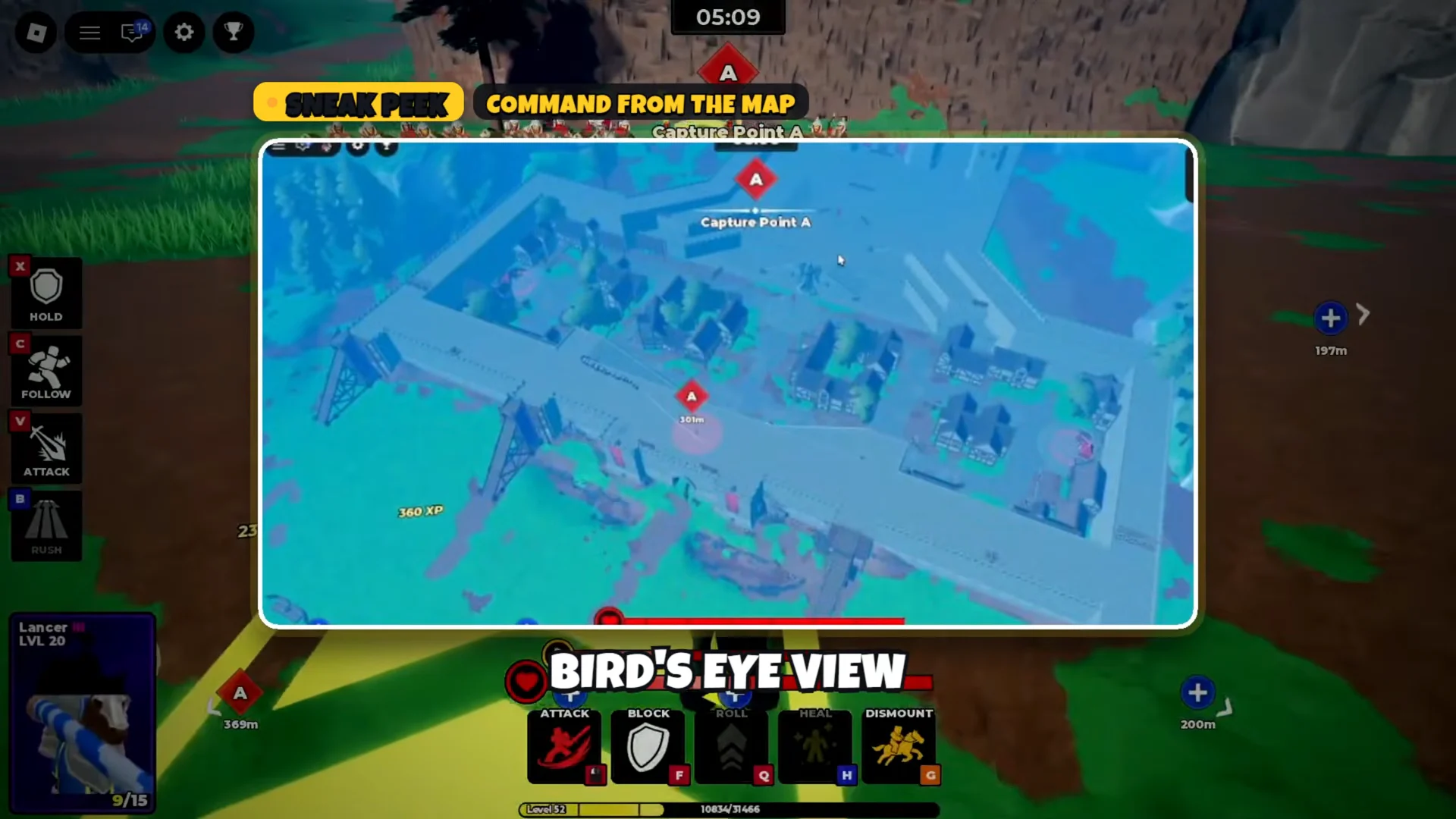 Bird's-Eye View Command System