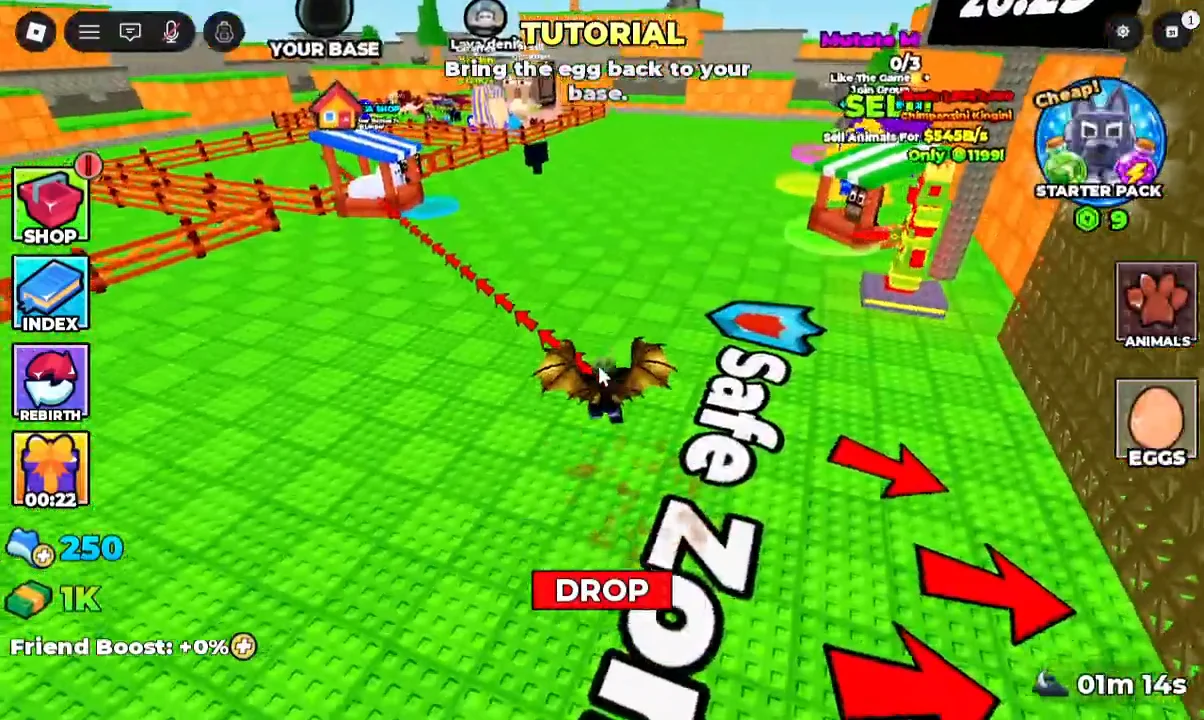 Returning egg to base