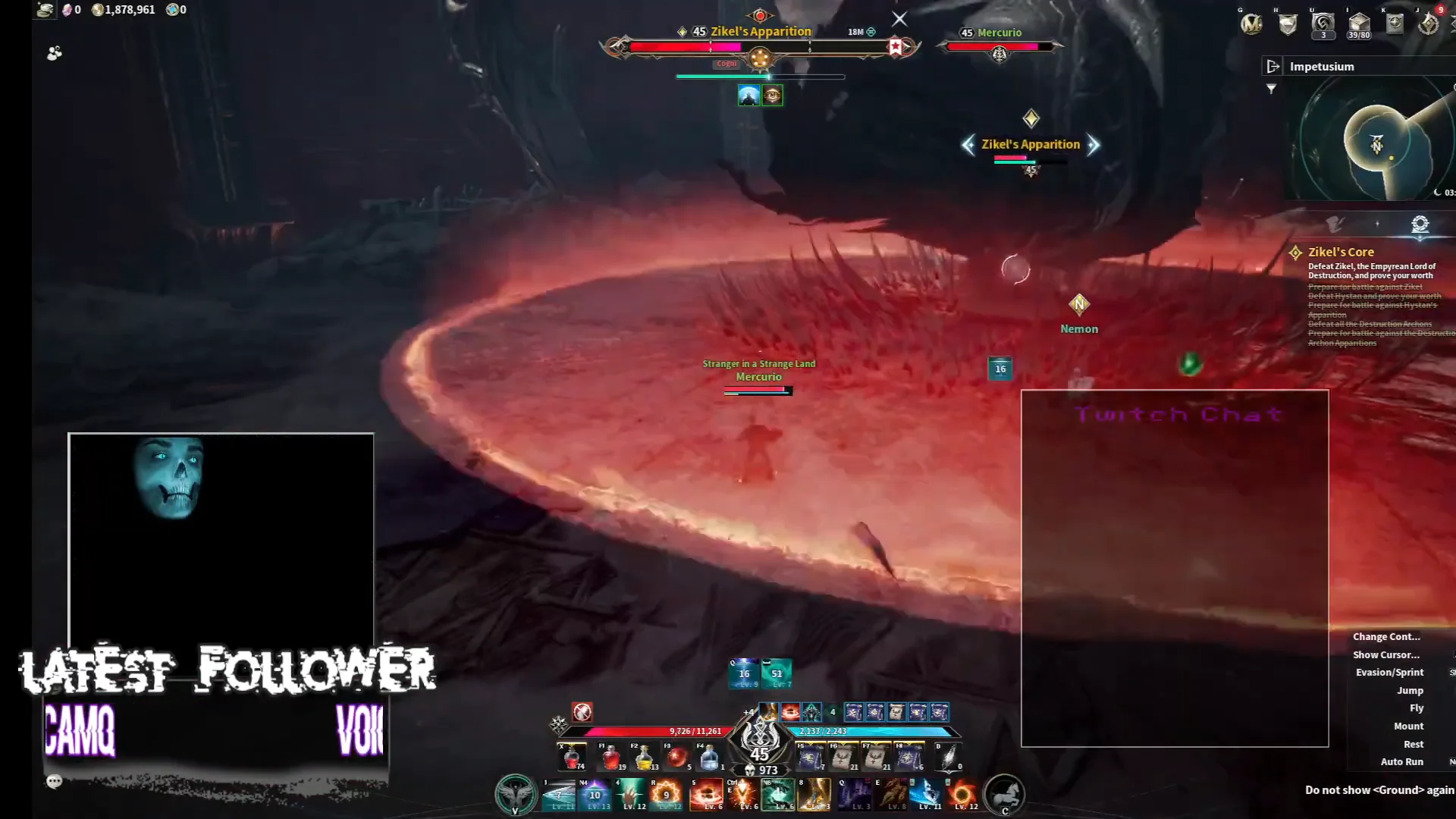 Wide Arena Shockwaves