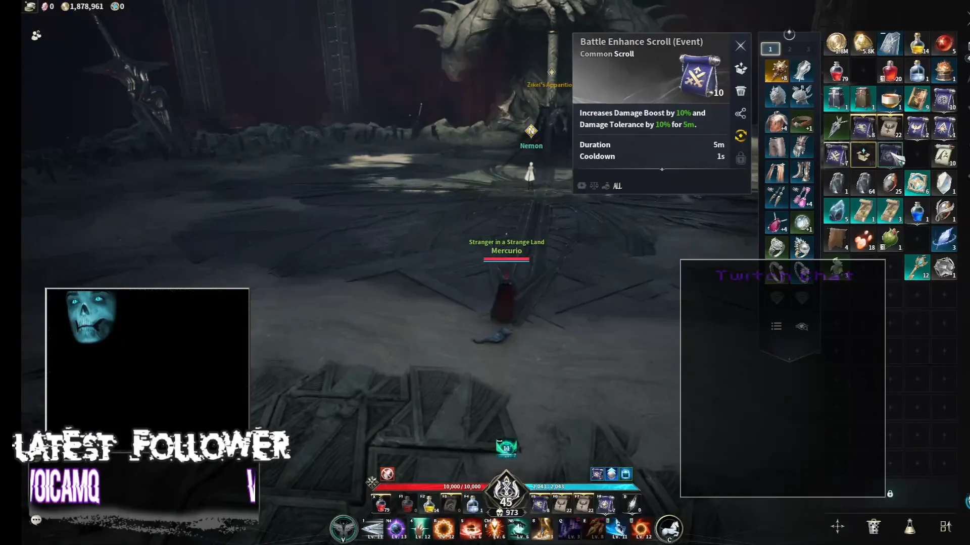 Inventory Buff Preparation