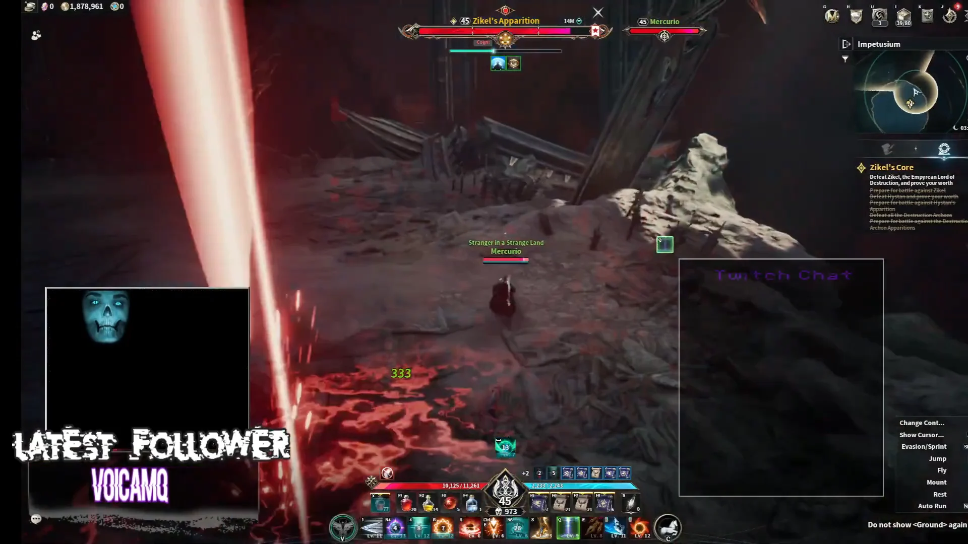 Navigating Expanding Red Arenas