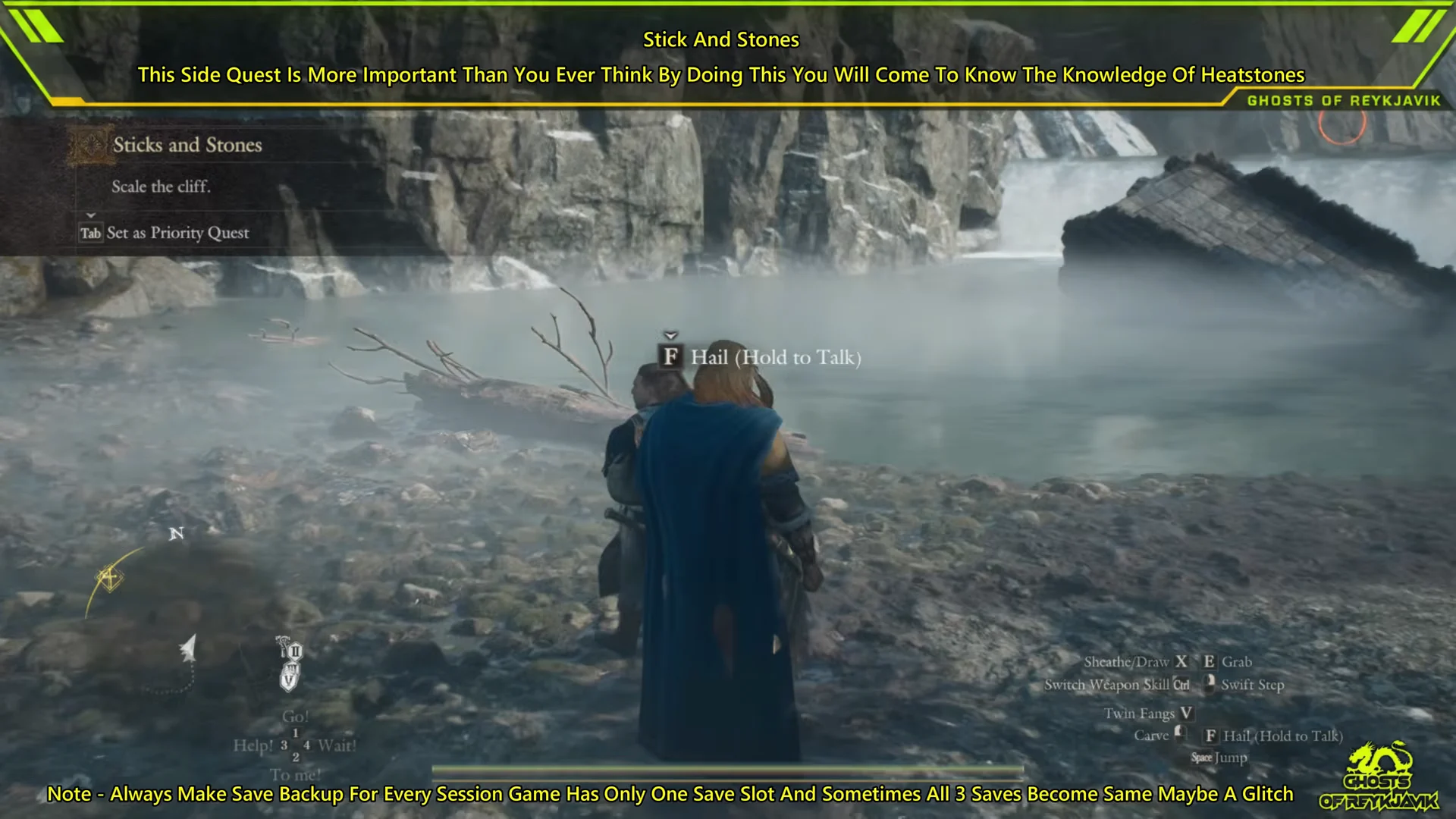 Accepting Quest "Sticks and Stones"