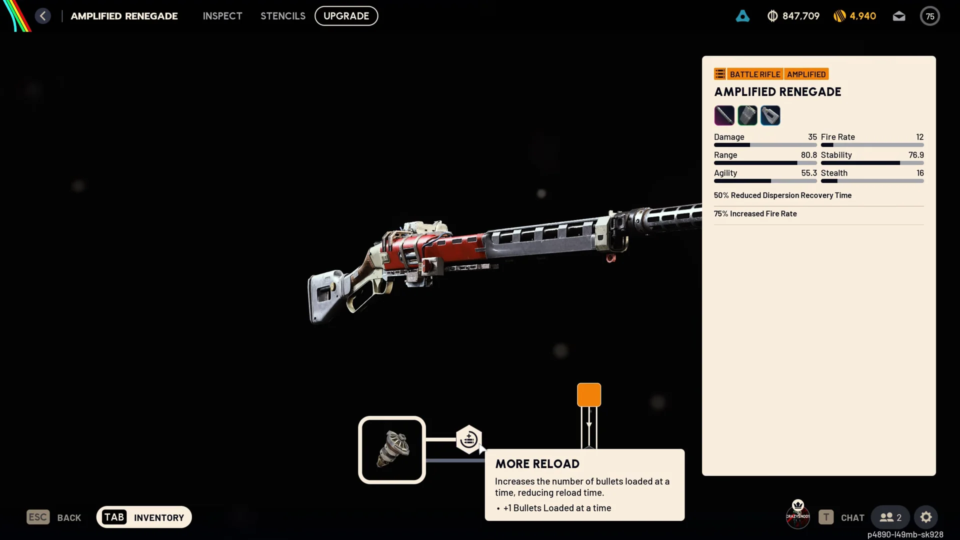 More Reload Upgrade Analysis