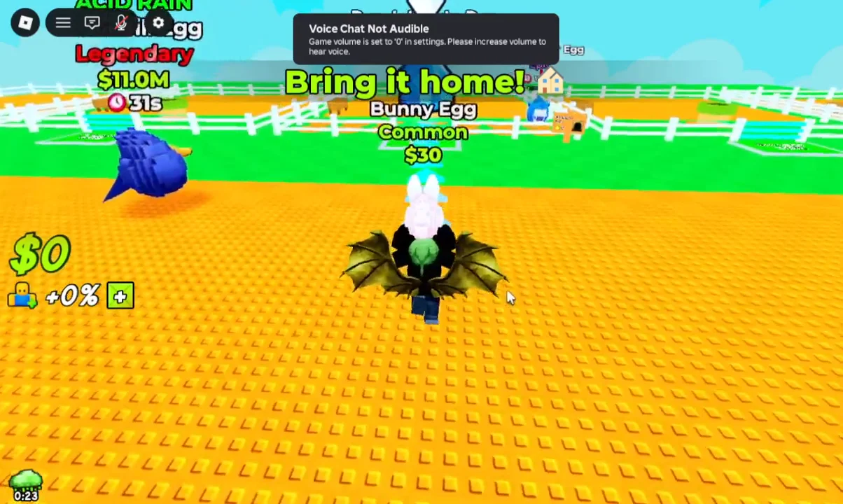 Carrying egg home