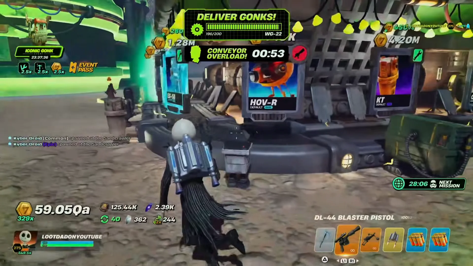 Conveyor Overload Activation