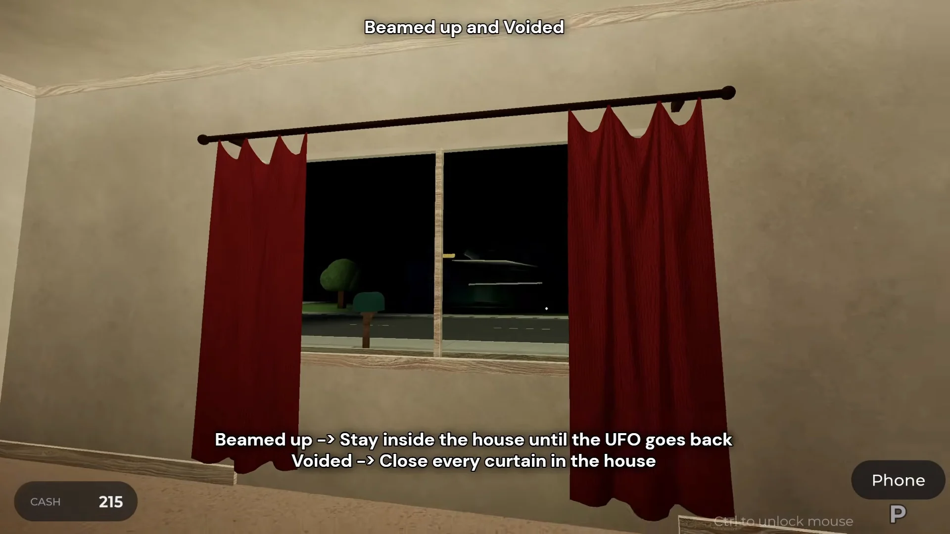 Beamed up and Voided