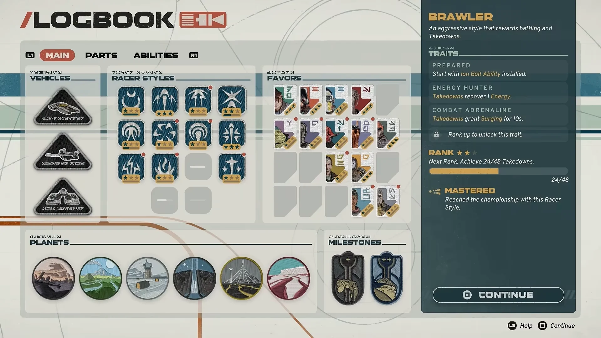 Overview of Racer Styles