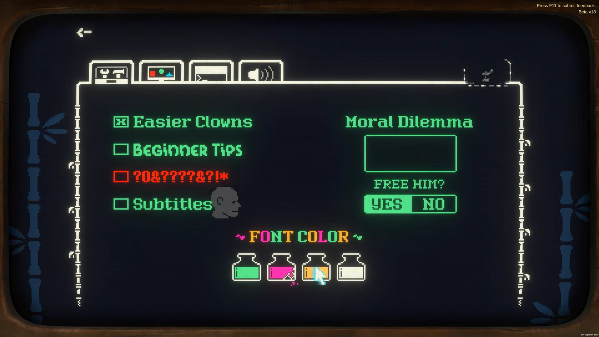 Bosses & Clown Mini-Game