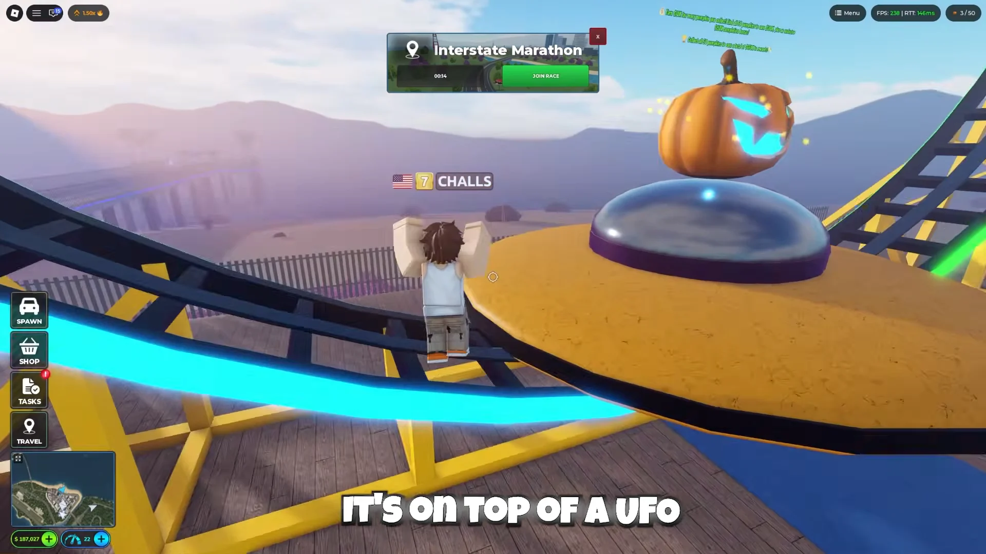 Pumpkin 4: Boardwalk UFO Track