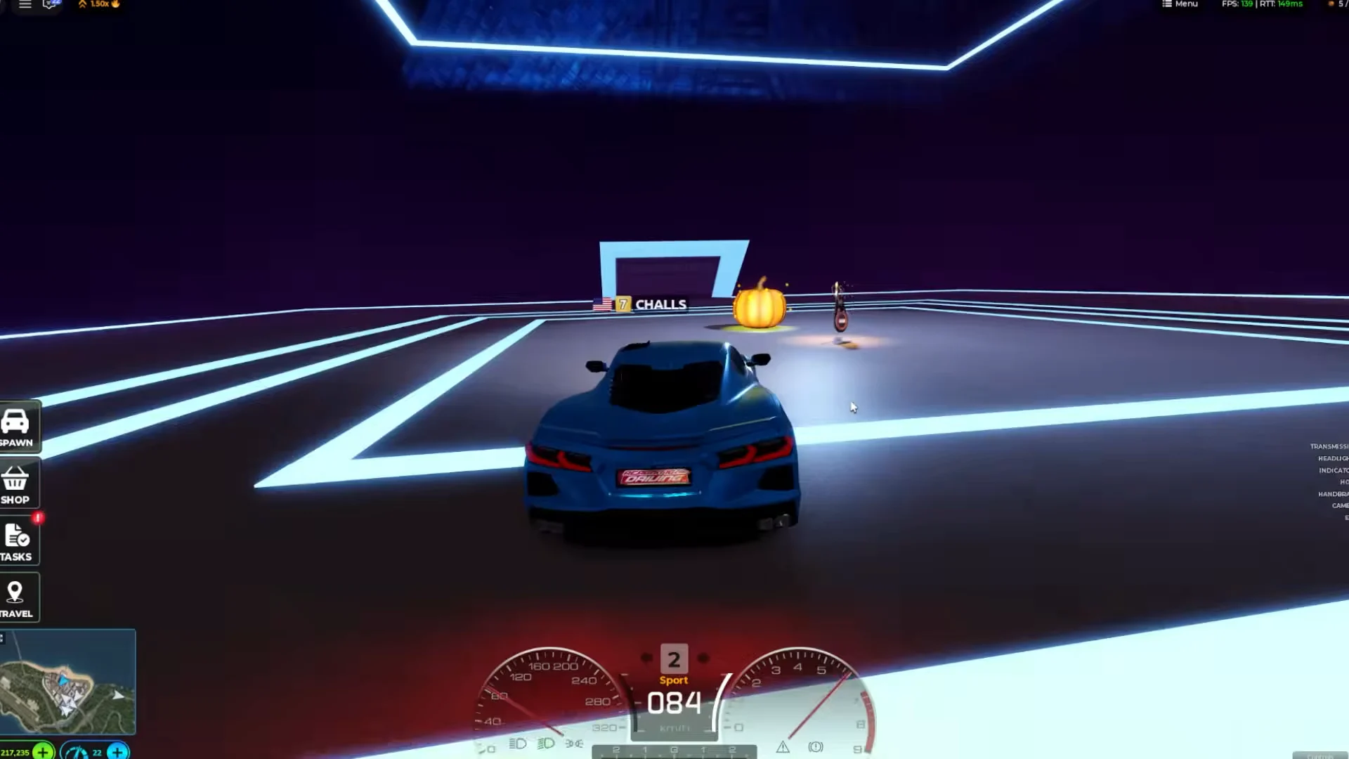 Pumpkin 6: Neon Pyramid Interior