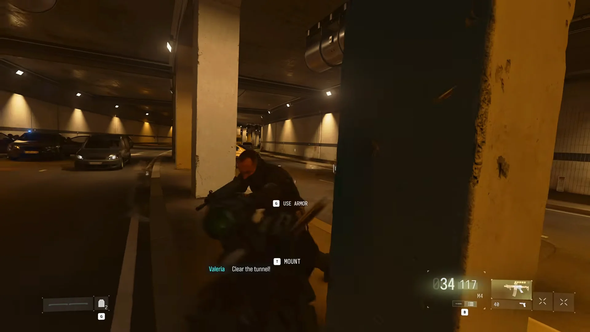 Tunnel Foot Firefight