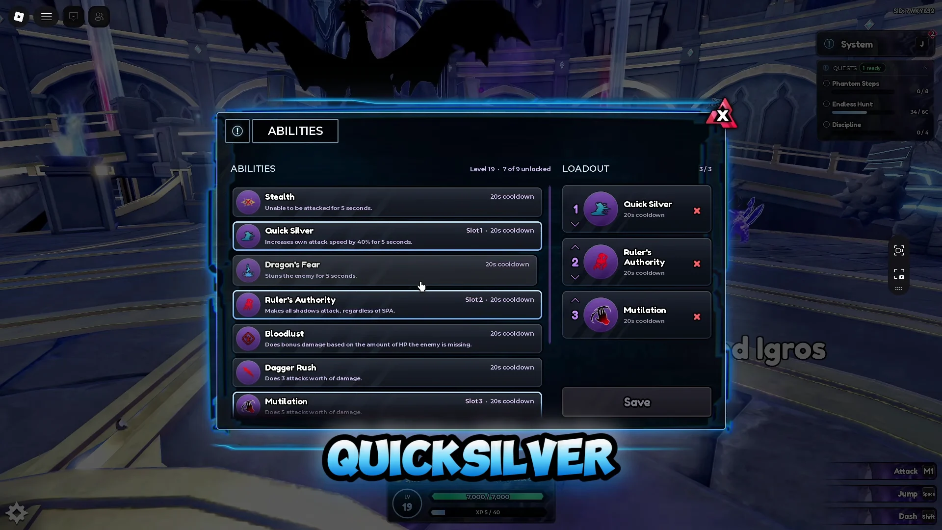 Equipping Abilities