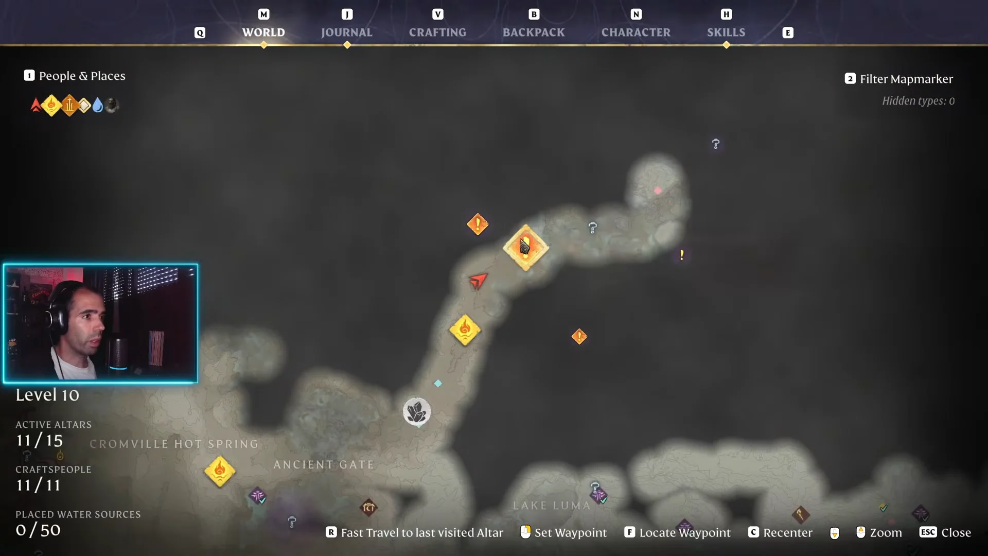 Map check & travel