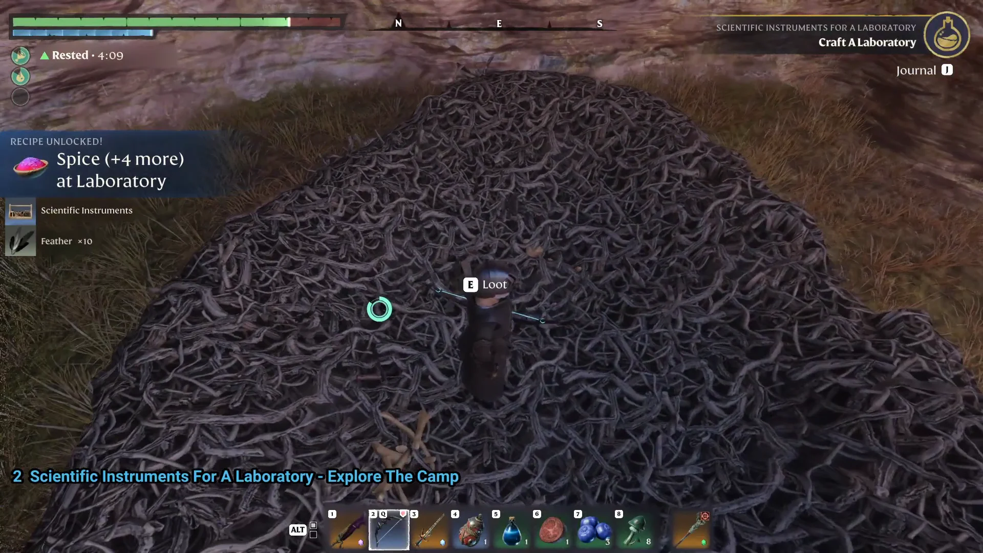 looting the nest, Scientific Instruments