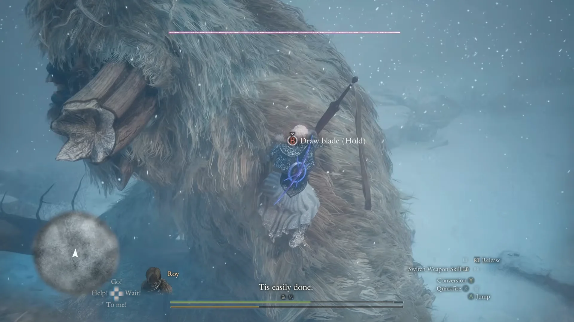 Hunting Colossal Yetis for Lodged Swords