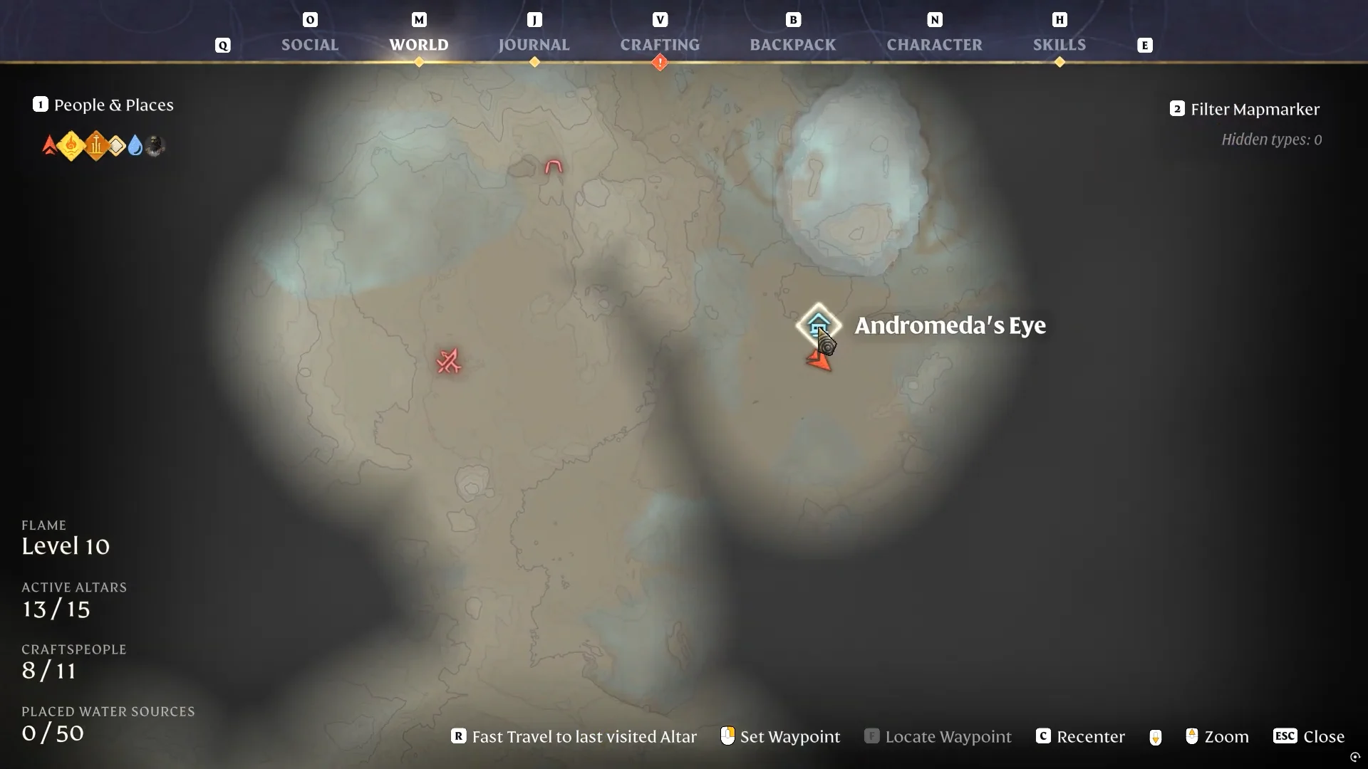 World Map Navigation