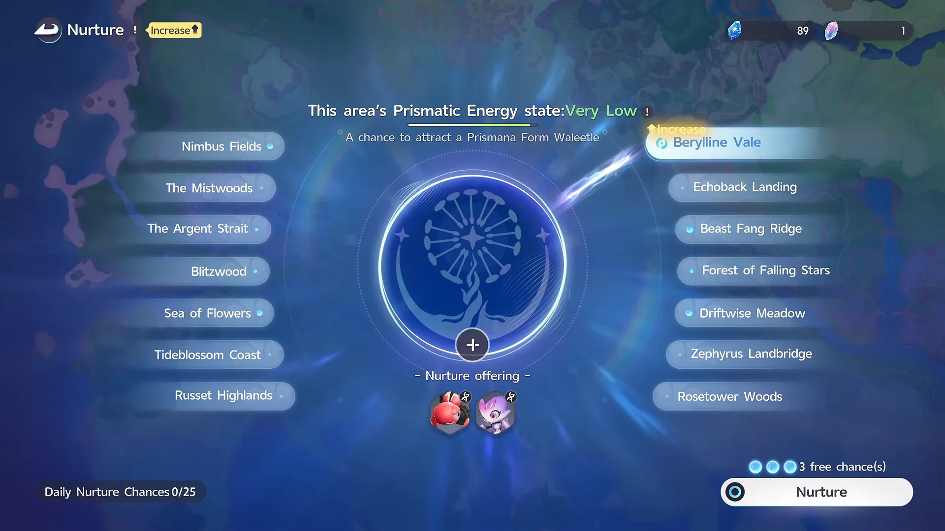 Nurturing Mechanics & Energy Meter