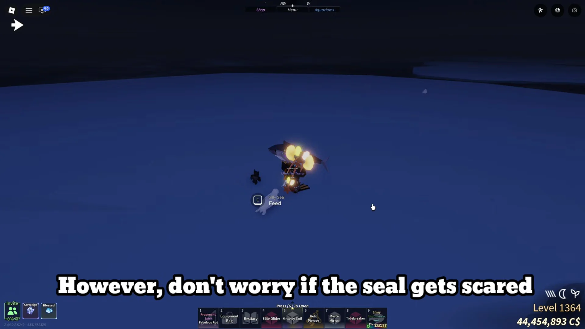 Preparing Fish & Approaching Seal