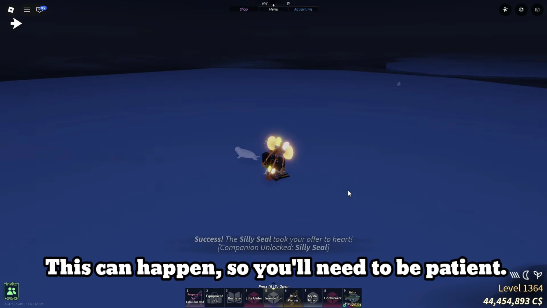 Feeding and Unlocking Seal