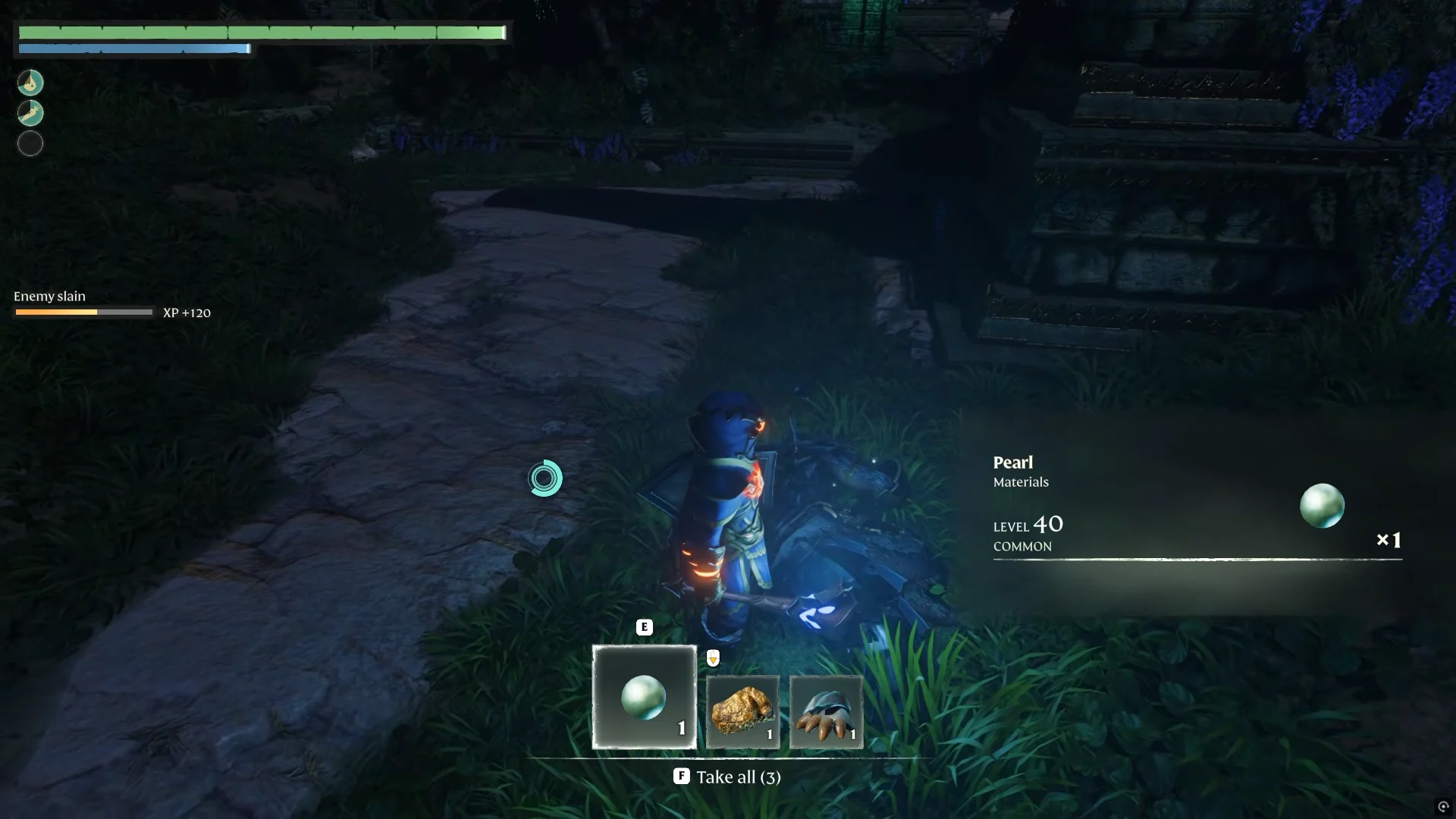 Pearl in the defeated Drak'Dal's loot window
