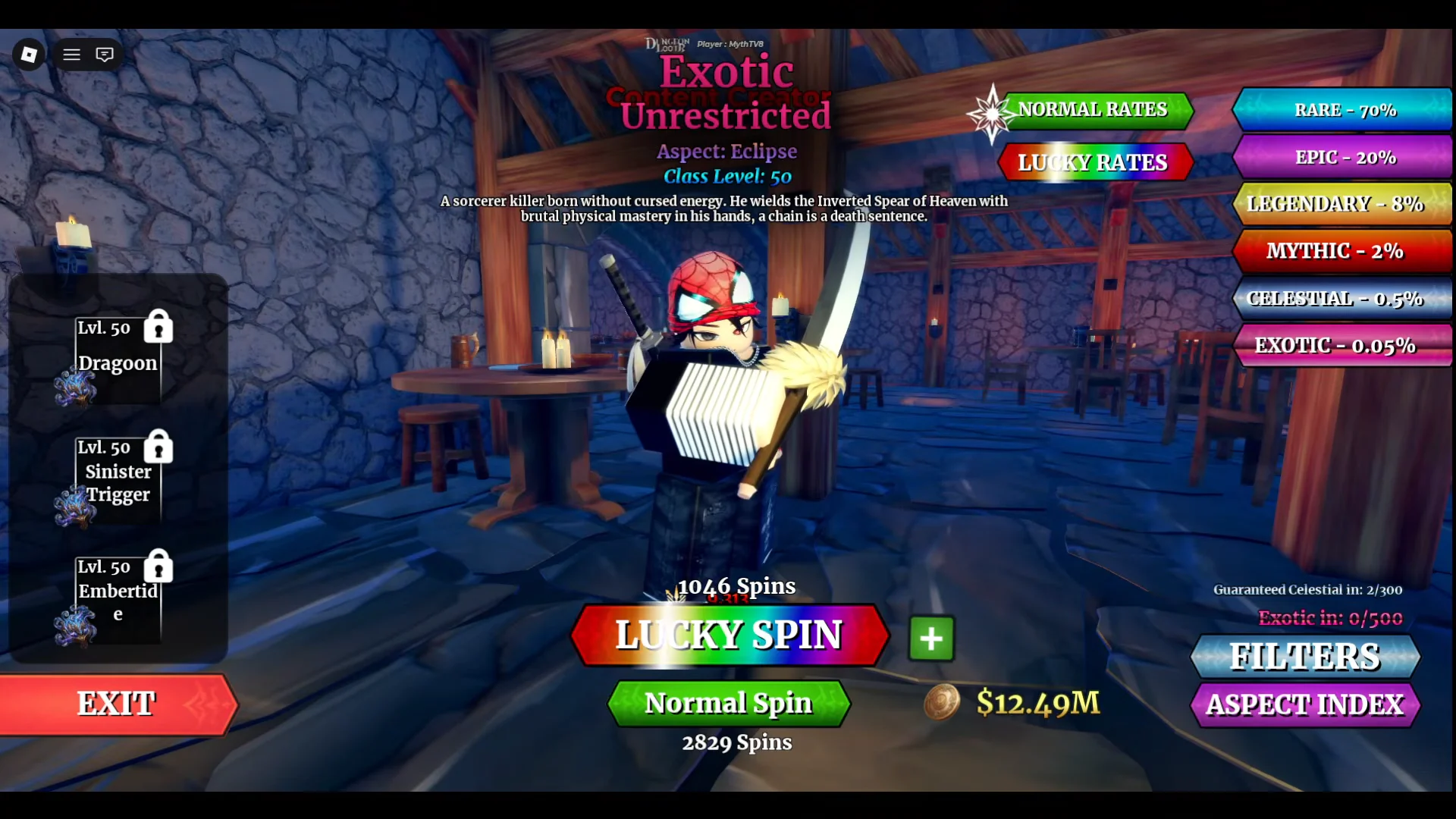 Class Aspect & Stat Setup