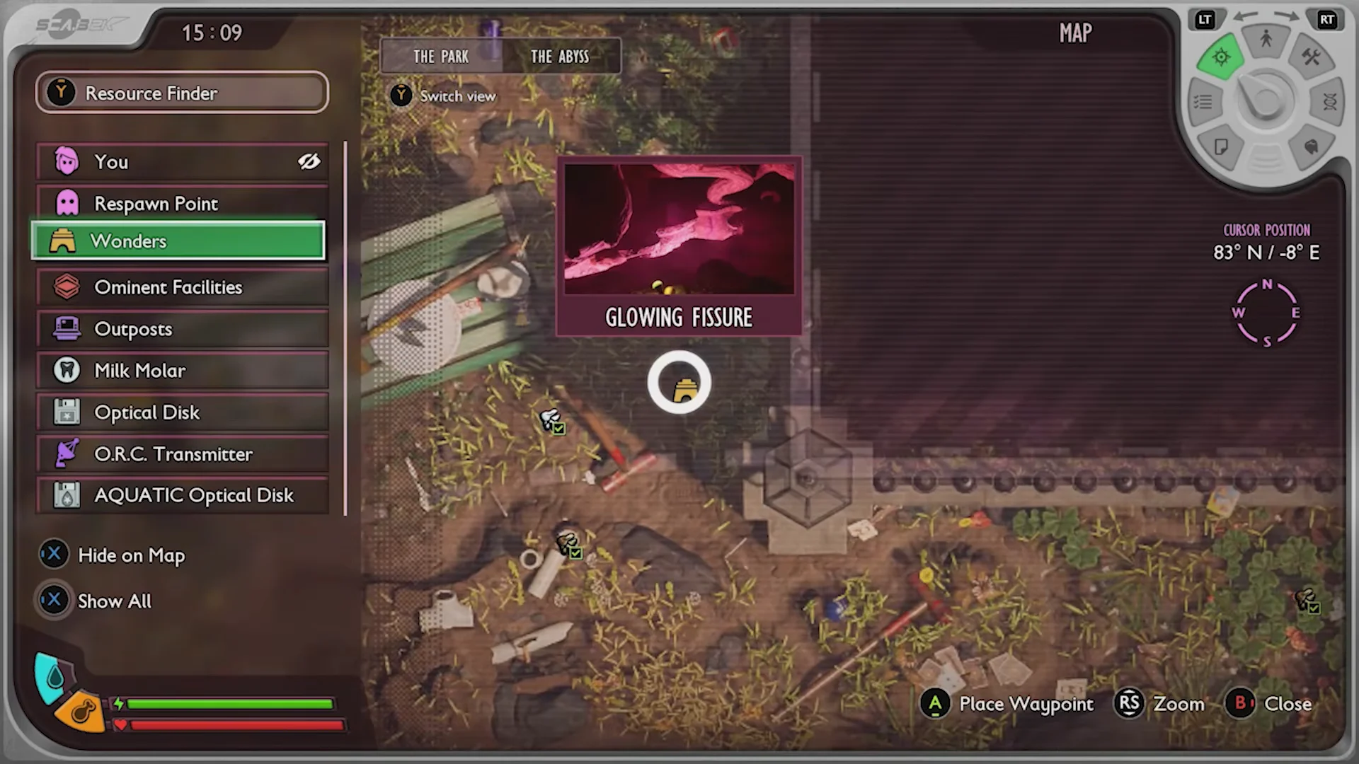 Aphid Figurine Map Coordinates