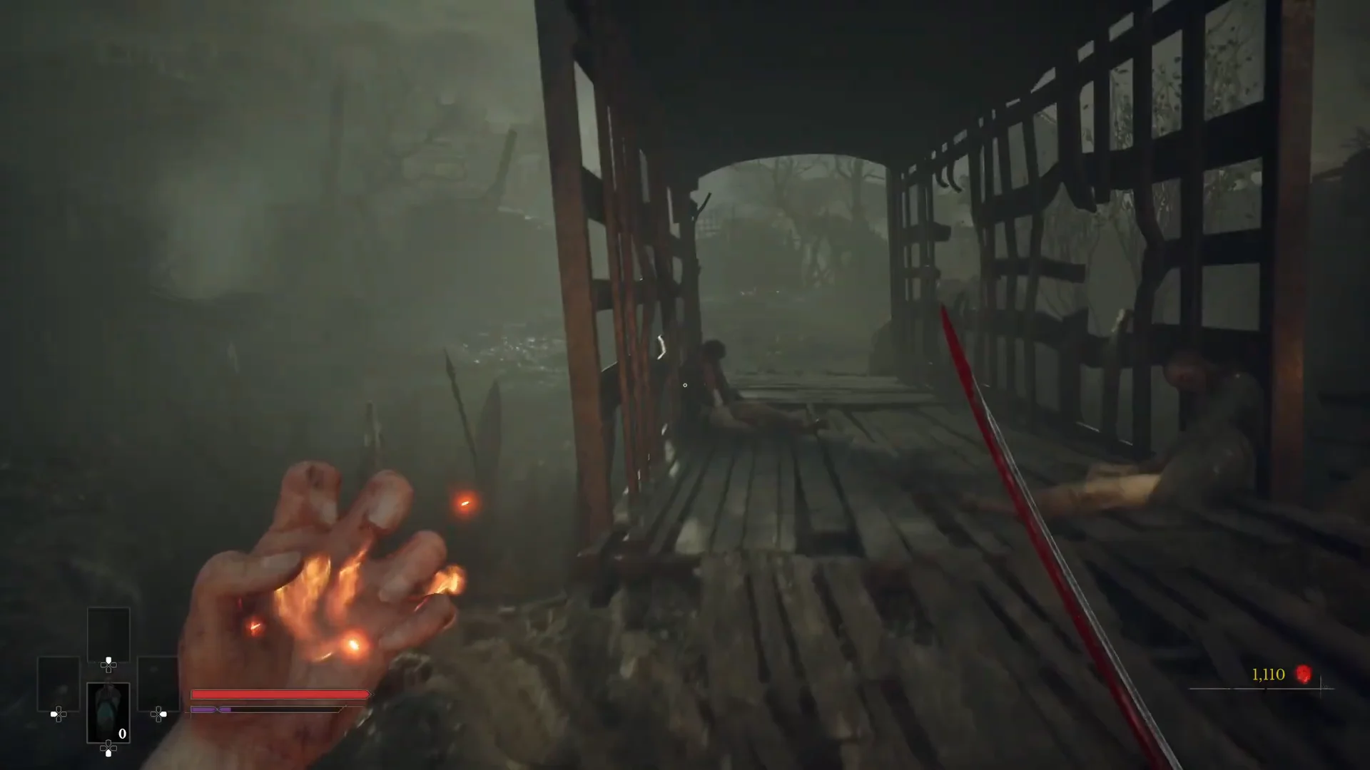 Crossing the Wooden Bridge