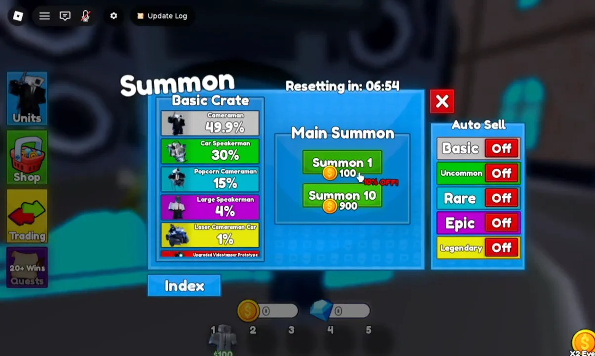 Inspecting Summon Crates