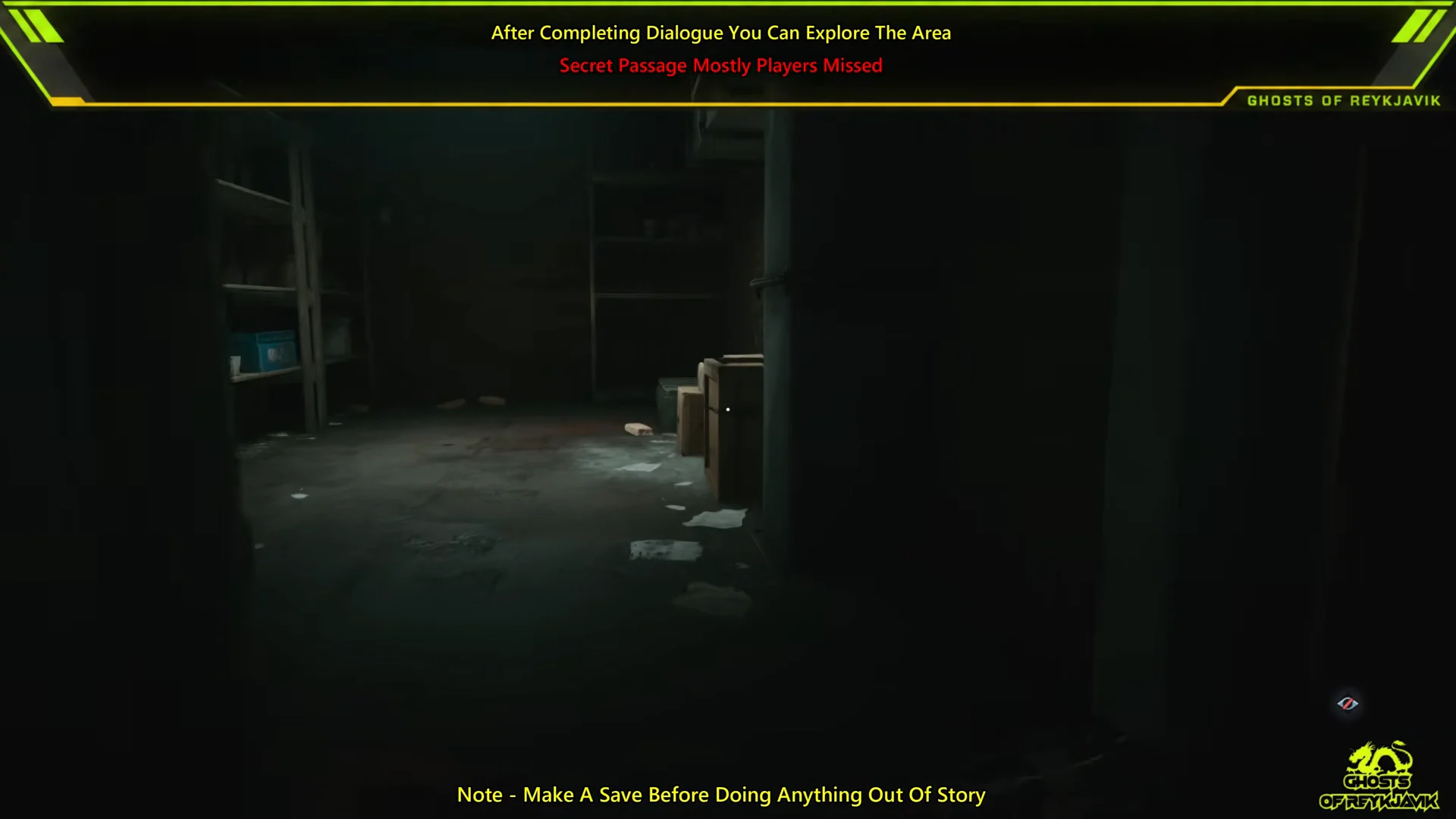 Entering Secret Storage Room