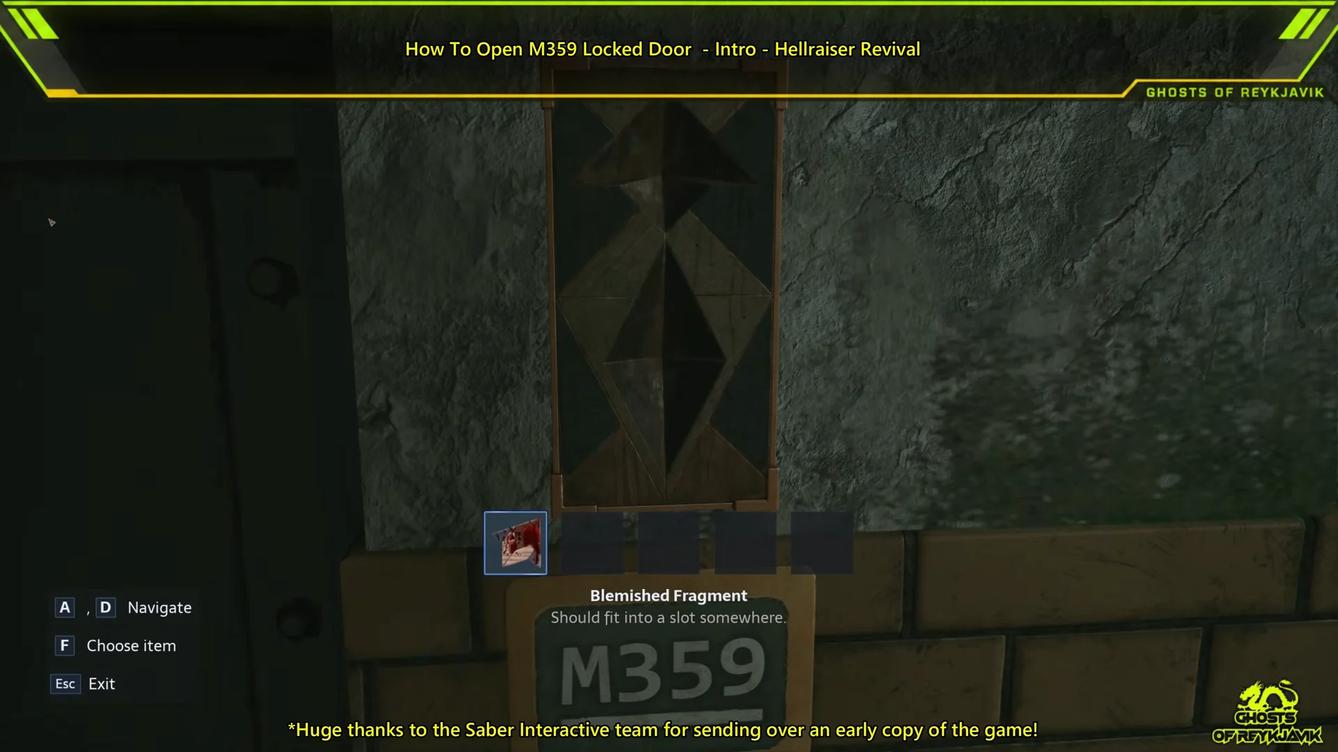 Inspecting Door M359