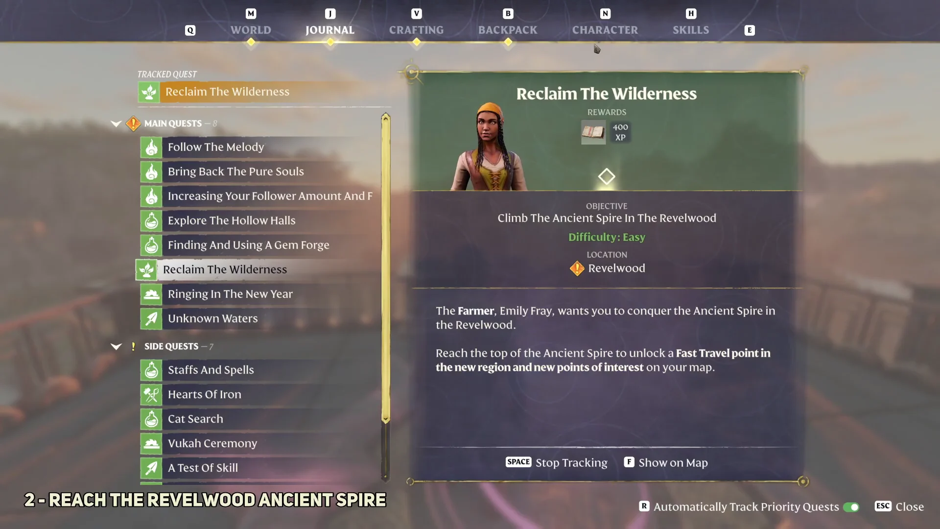 Quest Start & Farmer Dialogue