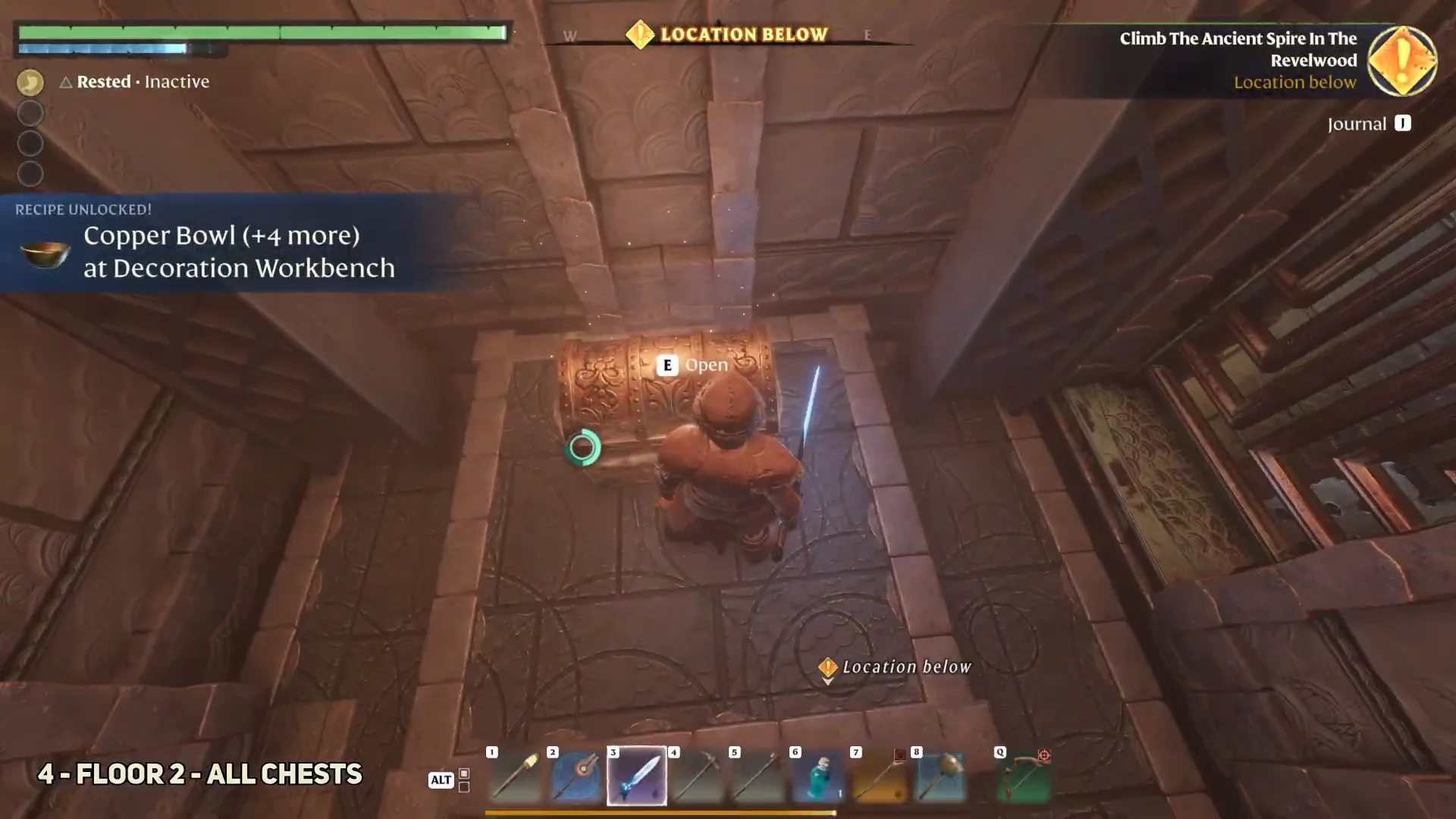 Floor 2 Navigation & Chest 1