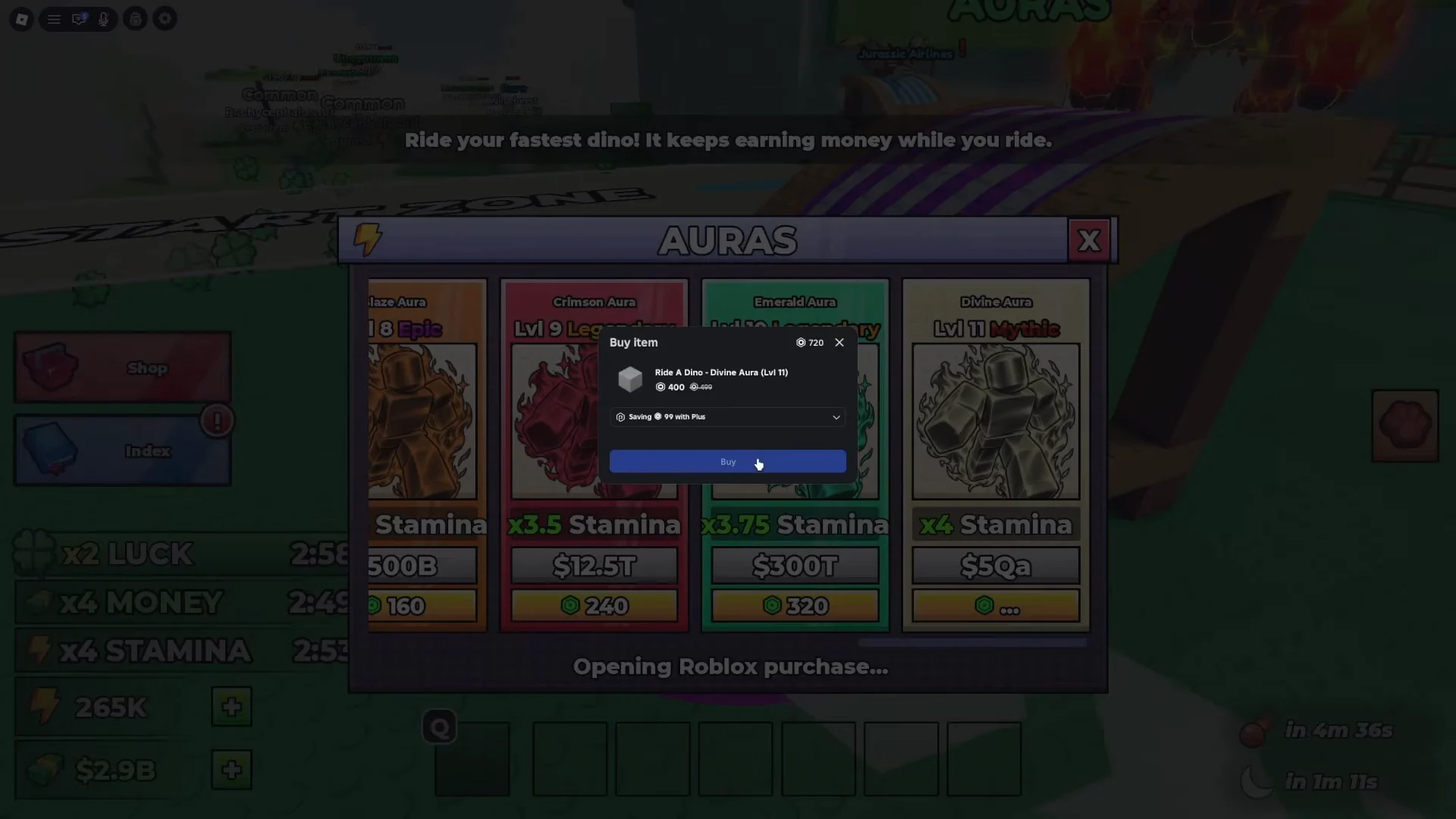 Machine & Aura Shop Upgrades