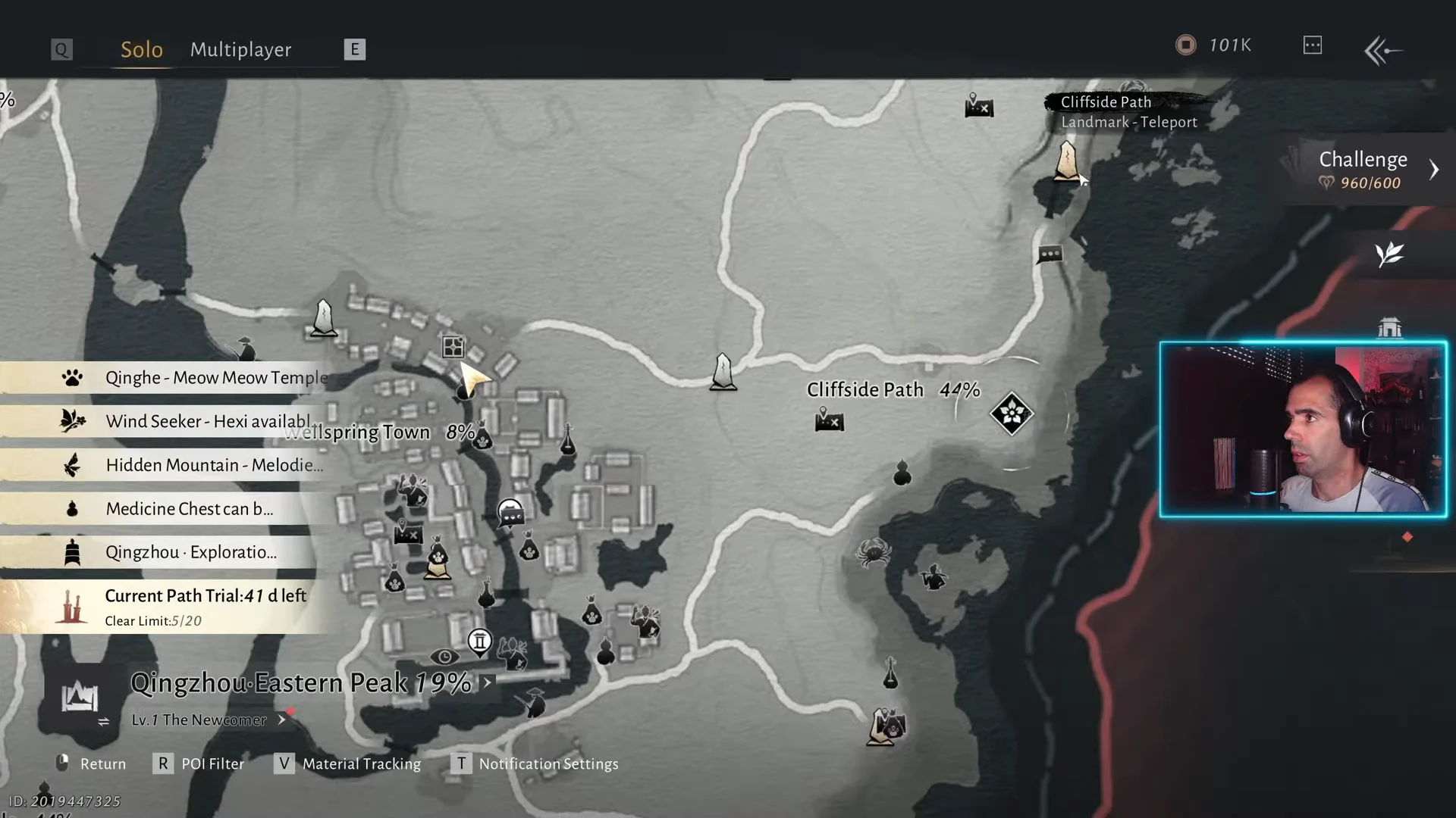 Fast Traveling to Cliffside Path