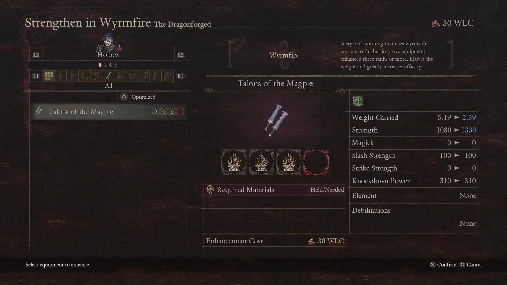 Wyrmfire Enhancement at The Dragonforged