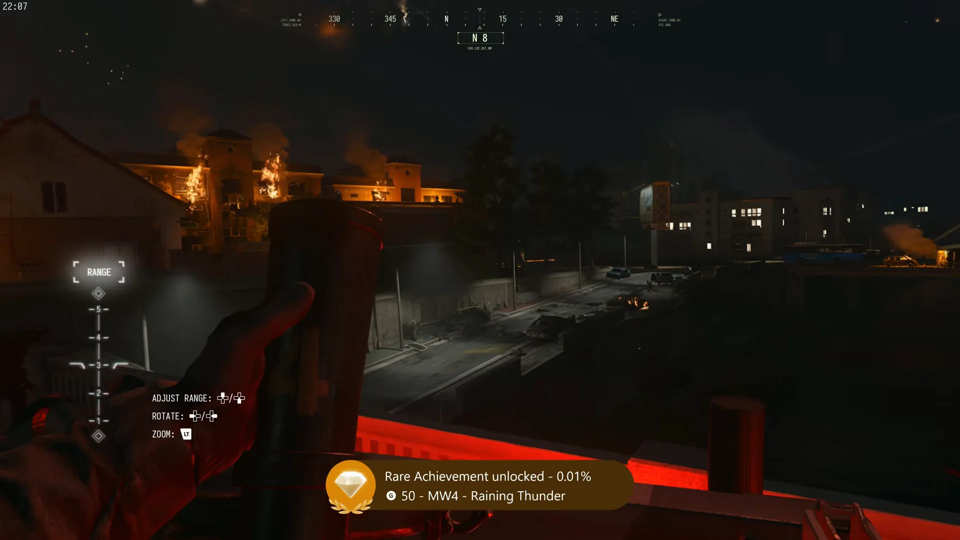 Shot 3 (Far Right) & Achievement Unlock