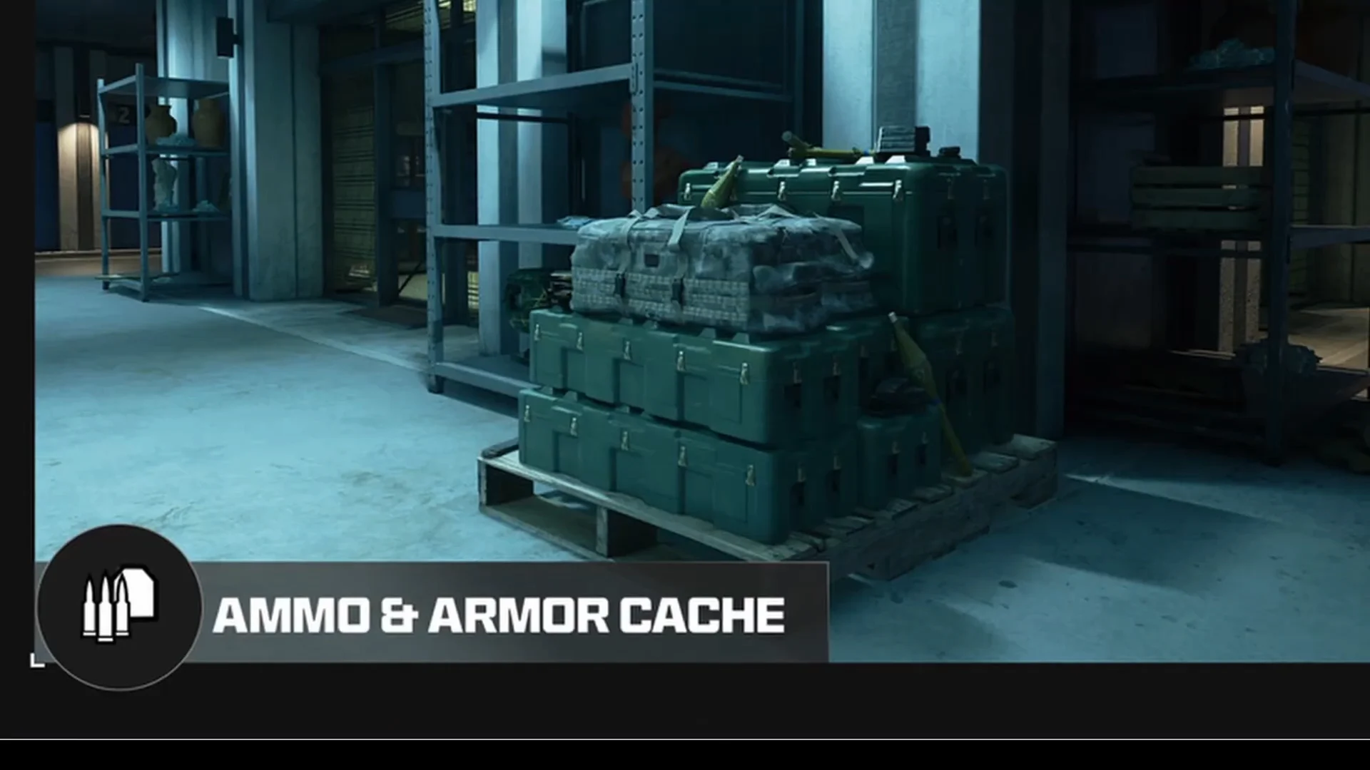 Ammo and armor cache