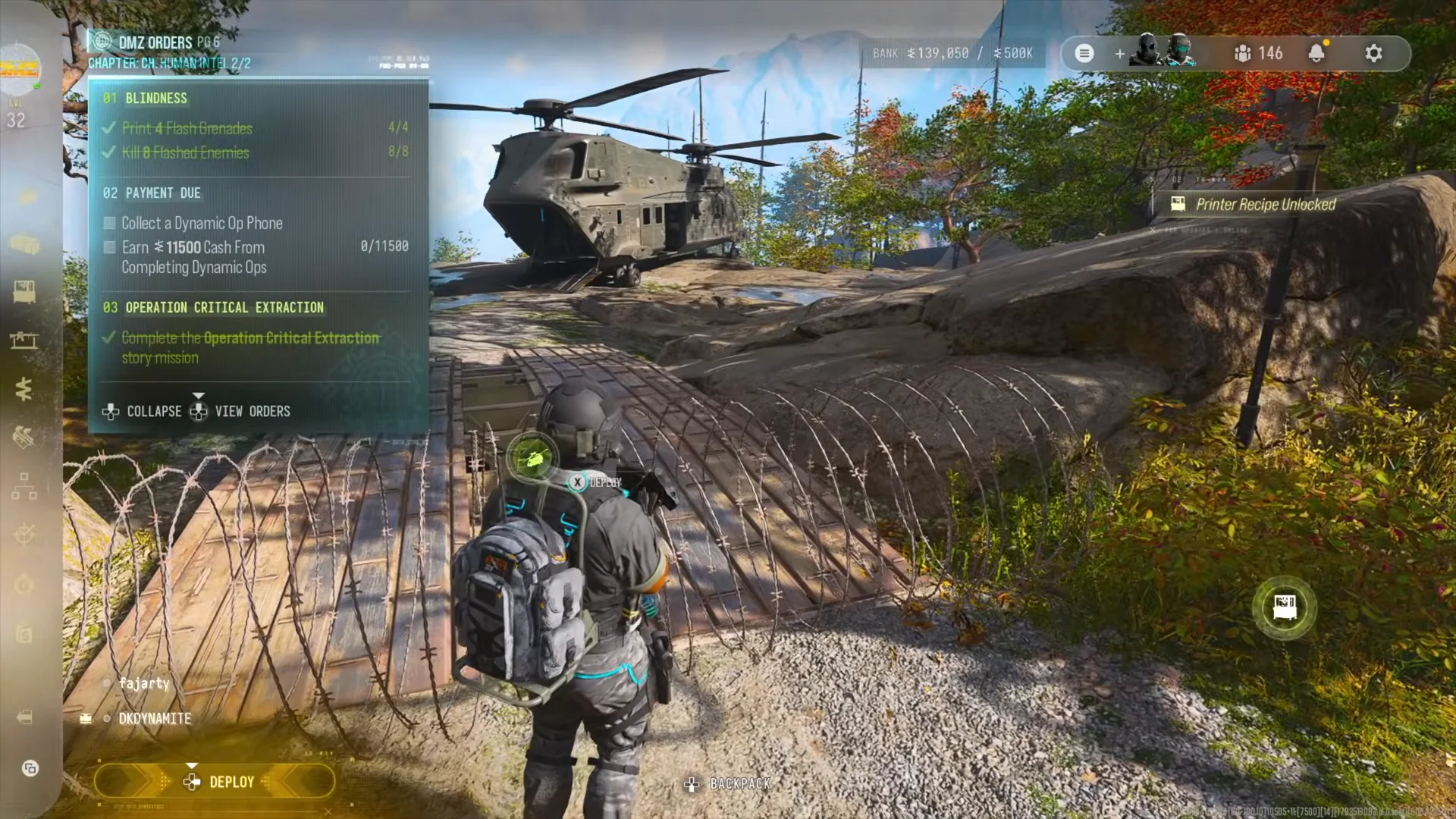 Story Missions deployment at FOB